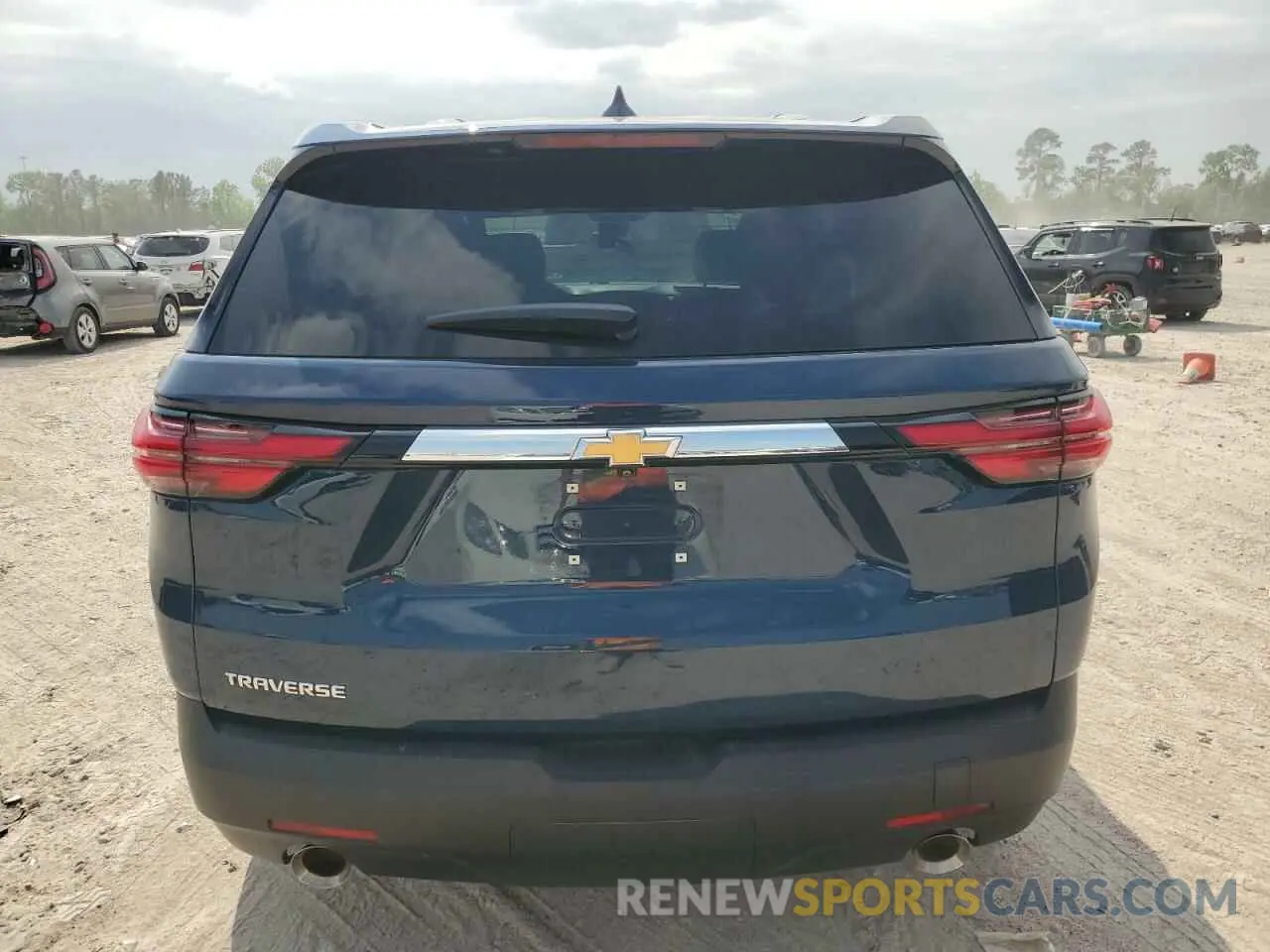 6 fotografías del automóvil dañado 1GNERFKW7NJ169151 CHEVROLET TRAVERSE 2022