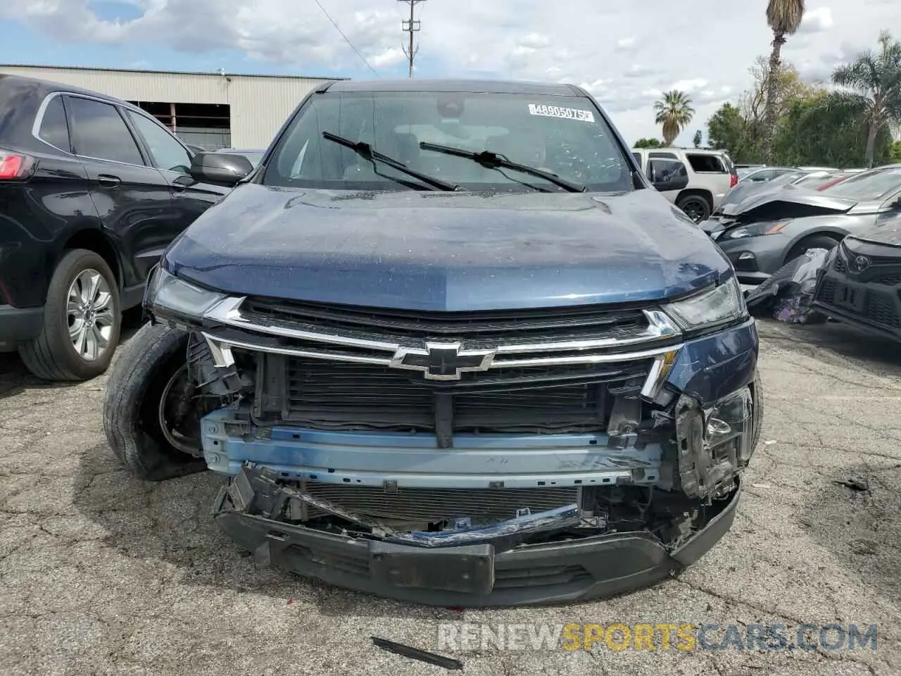 5 fotografías del automóvil dañado 1GNERFKWXNJ123474 CHEVROLET TRAVERSE 2022