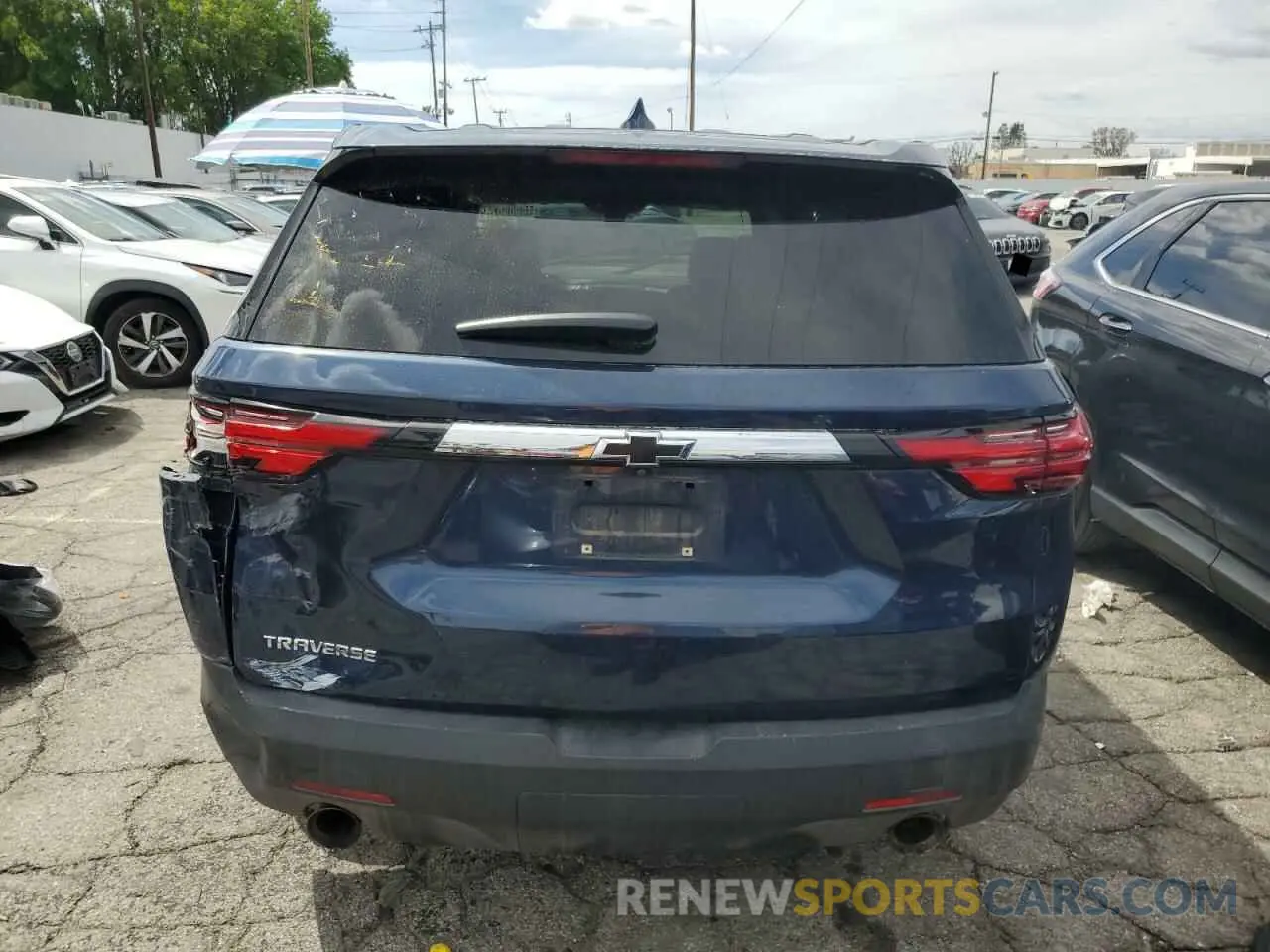6 fotografías del automóvil dañado 1GNERFKWXNJ123474 CHEVROLET TRAVERSE 2022