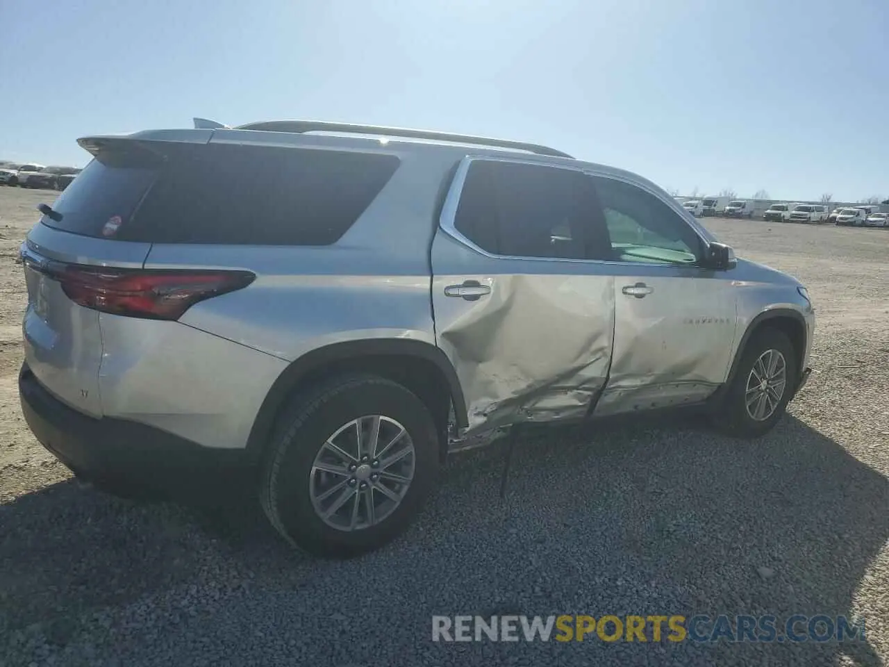 3 fotografías del automóvil dañado 1GNERGKW1NJ166154 CHEVROLET TRAVERSE 2022