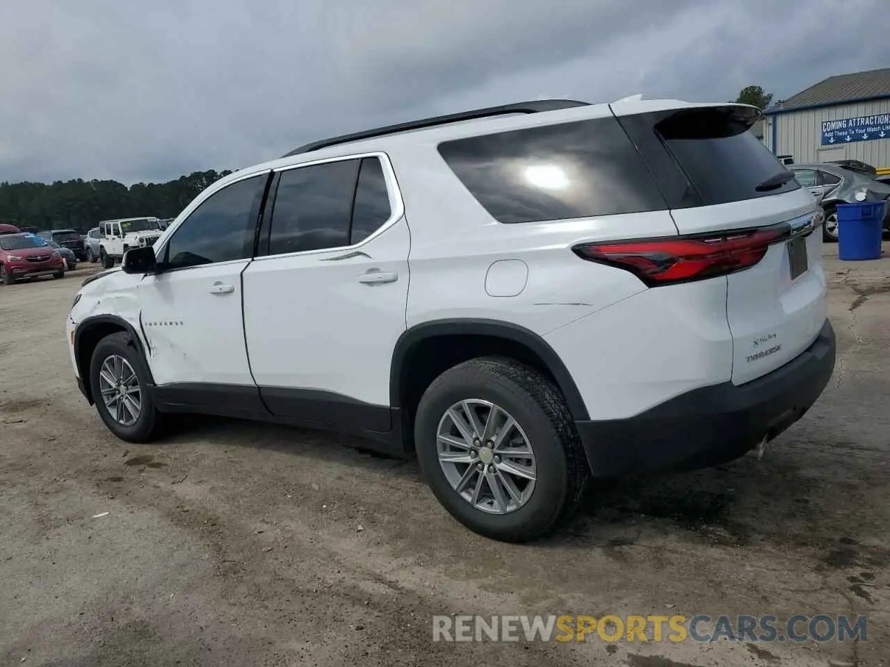 2 fotografías del automóvil dañado 1GNERGKW1NJ188428 CHEVROLET TRAVERSE 2022