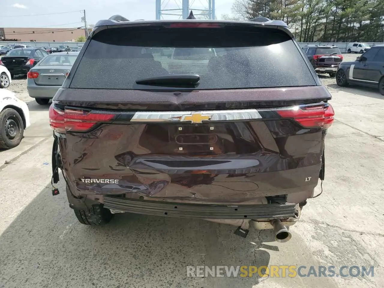 6 fotografías del automóvil dañado 1GNERGKW2NJ189877 CHEVROLET TRAVERSE 2022