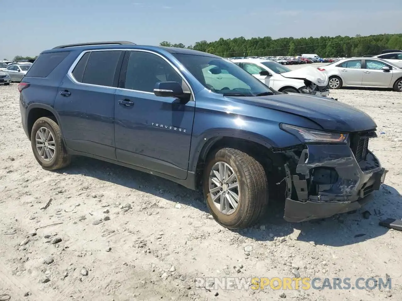 4 fotografías del automóvil dañado 1GNERGKW4NJ127865 CHEVROLET TRAVERSE 2022