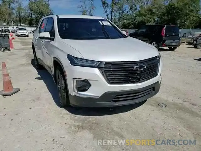 14 fotografías del automóvil dañado 1GNERGKW8NJ135614 CHEVROLET TRAVERSE 2022