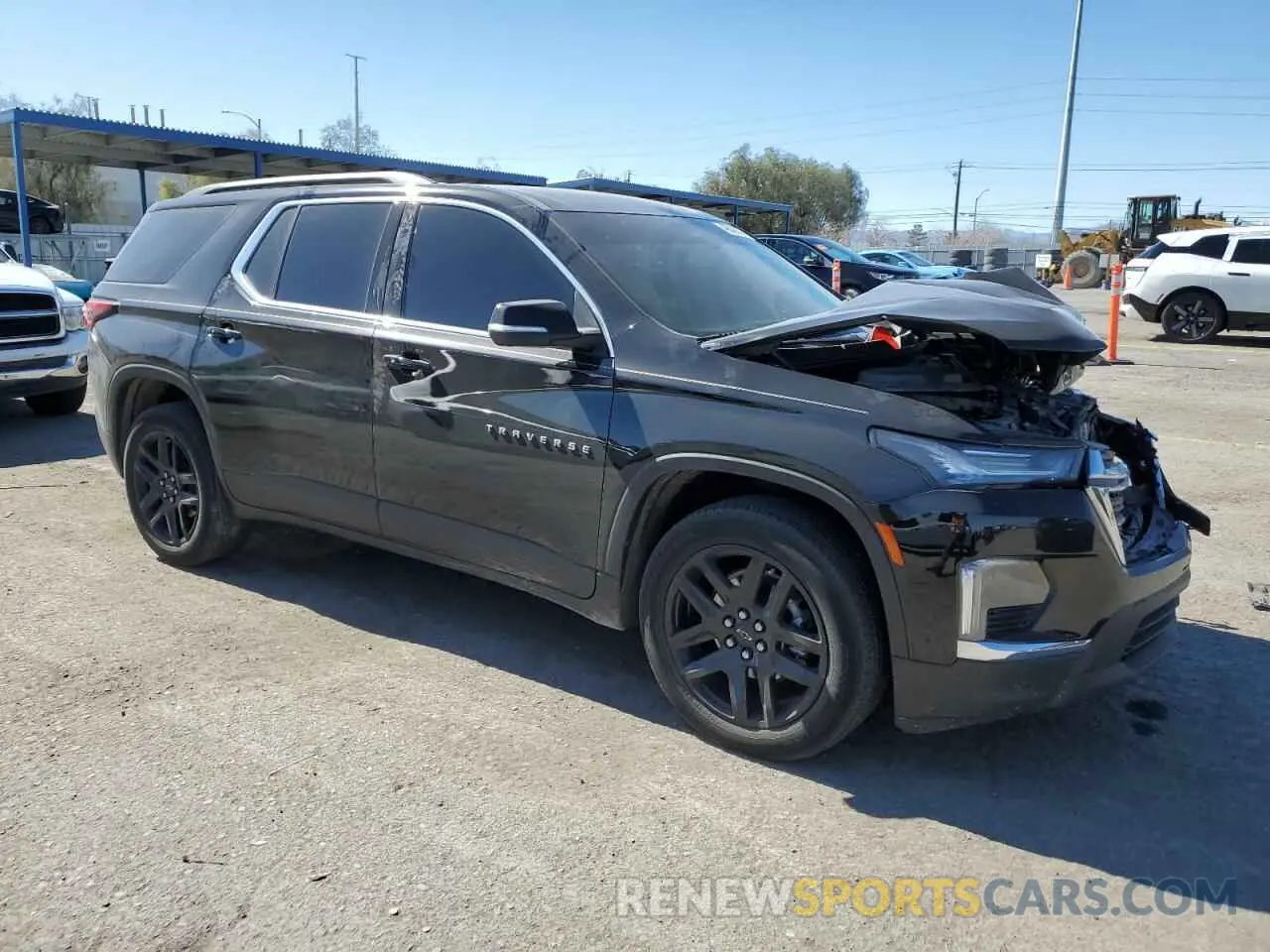 4 fotografías del automóvil dañado 1GNERGKWXNJ103764 CHEVROLET TRAVERSE 2022