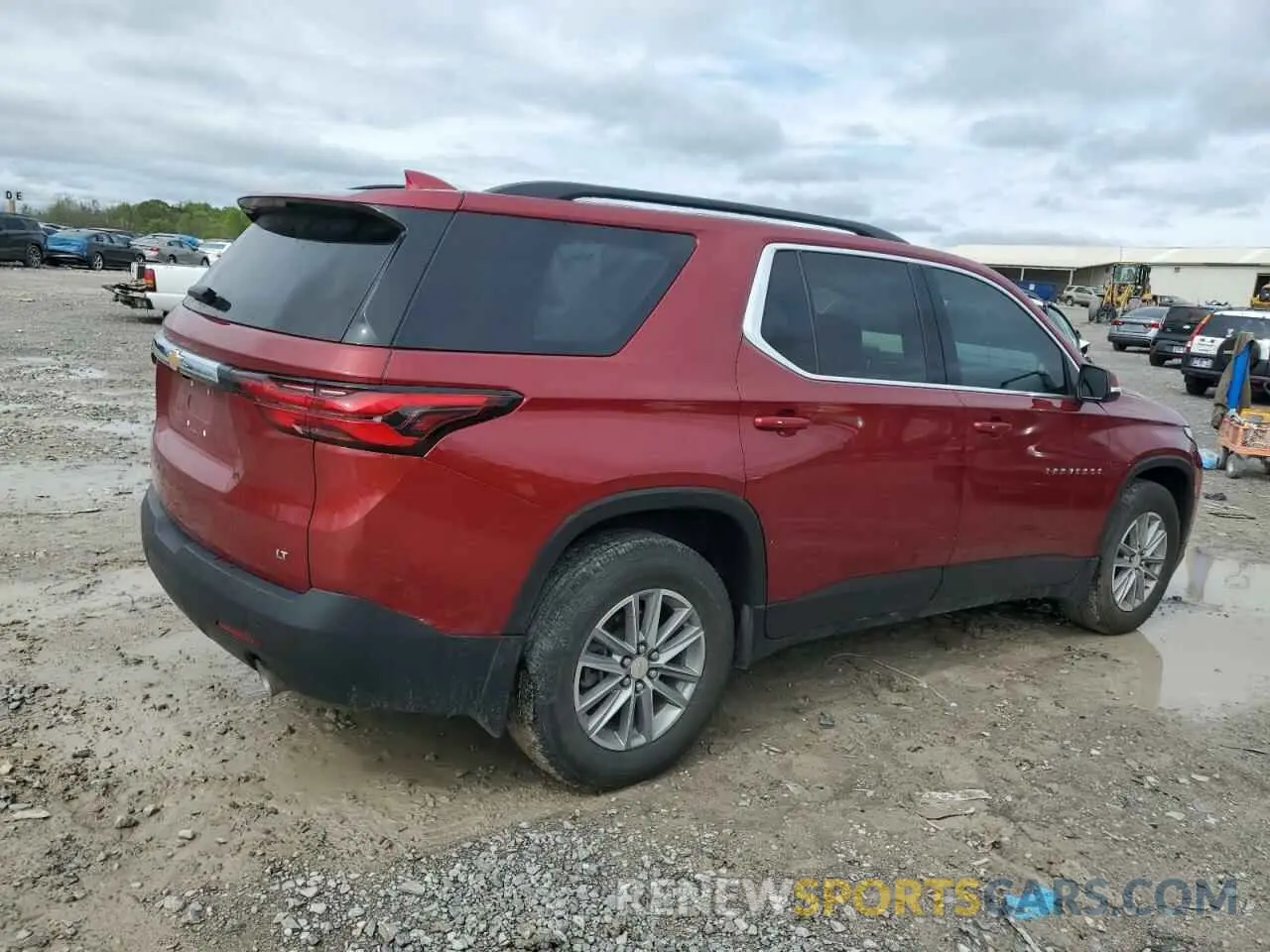 3 fotografías del automóvil dañado 1GNERGKWXNJ105353 CHEVROLET TRAVERSE 2022