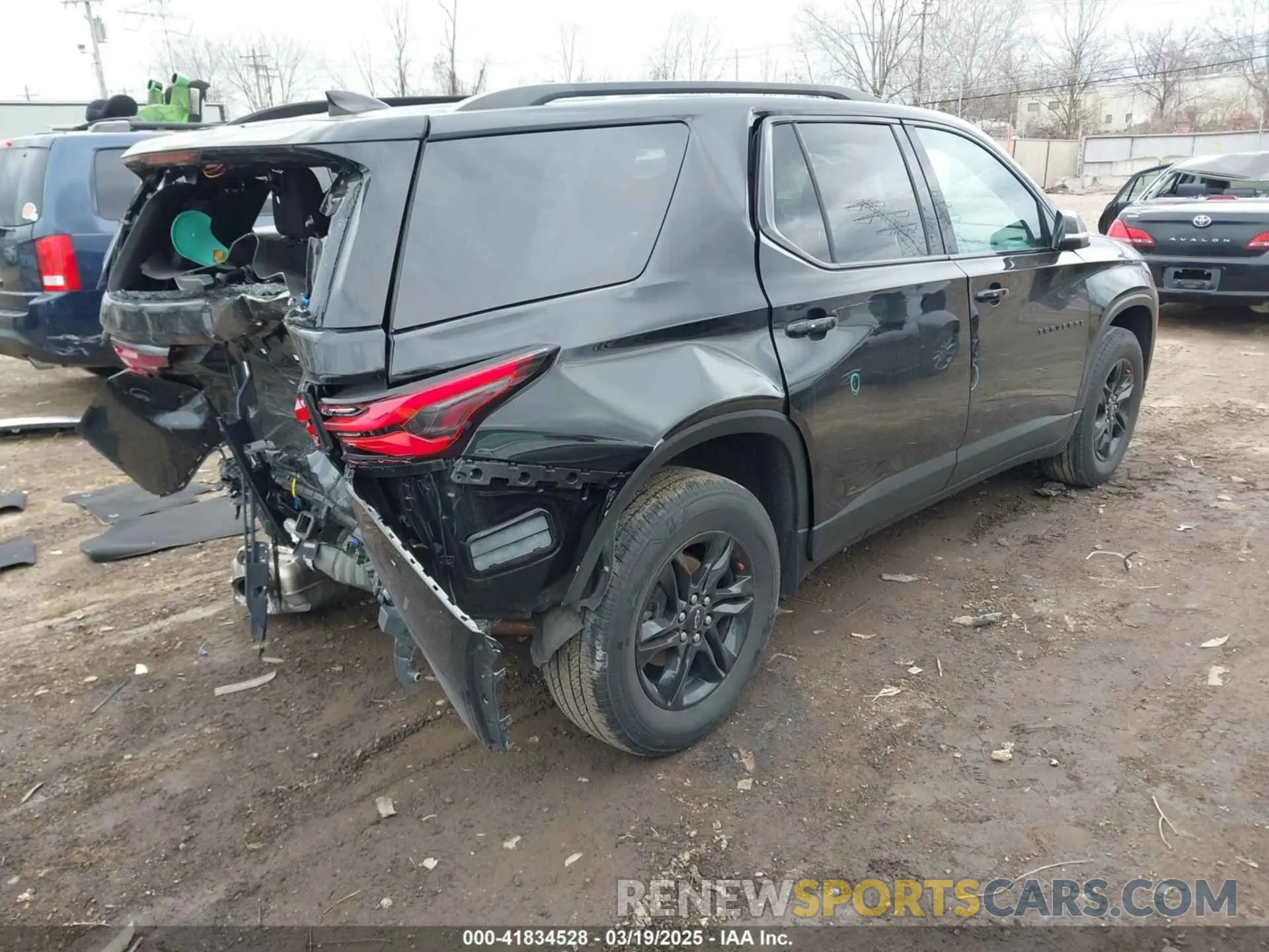 4 fotografías del automóvil dañado 1GNERGKWXNJ128020 CHEVROLET TRAVERSE 2022
