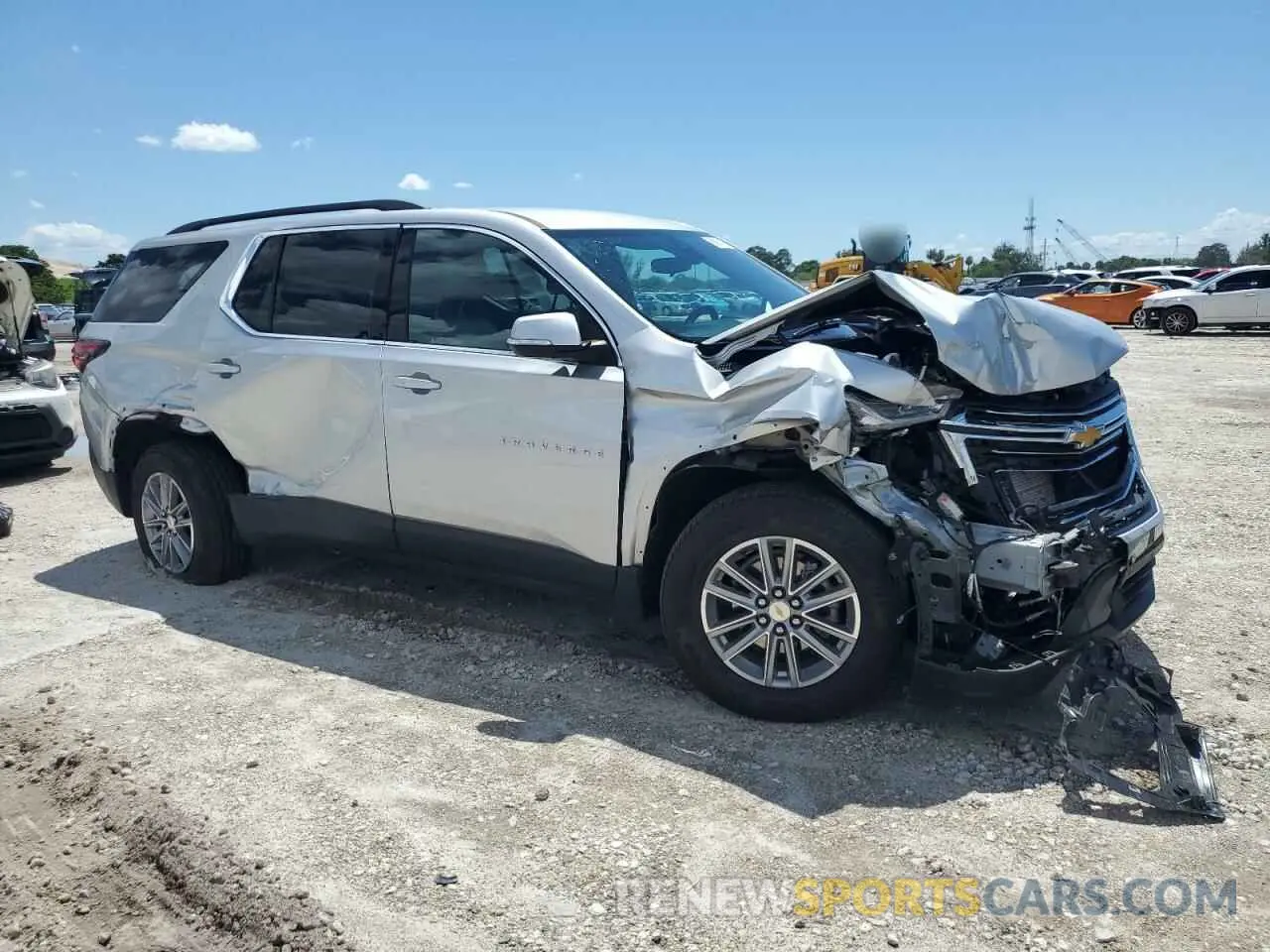 4 fotografías del automóvil dañado 1GNERHKW0NJ134186 CHEVROLET TRAVERSE 2022