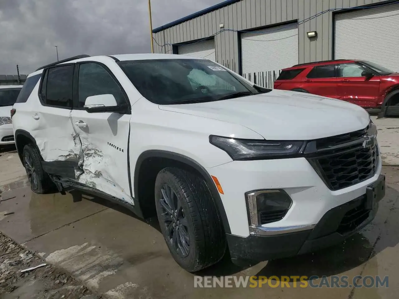 4 fotografías del automóvil dañado 1GNERJKW2NJ122838 CHEVROLET TRAVERSE 2022
