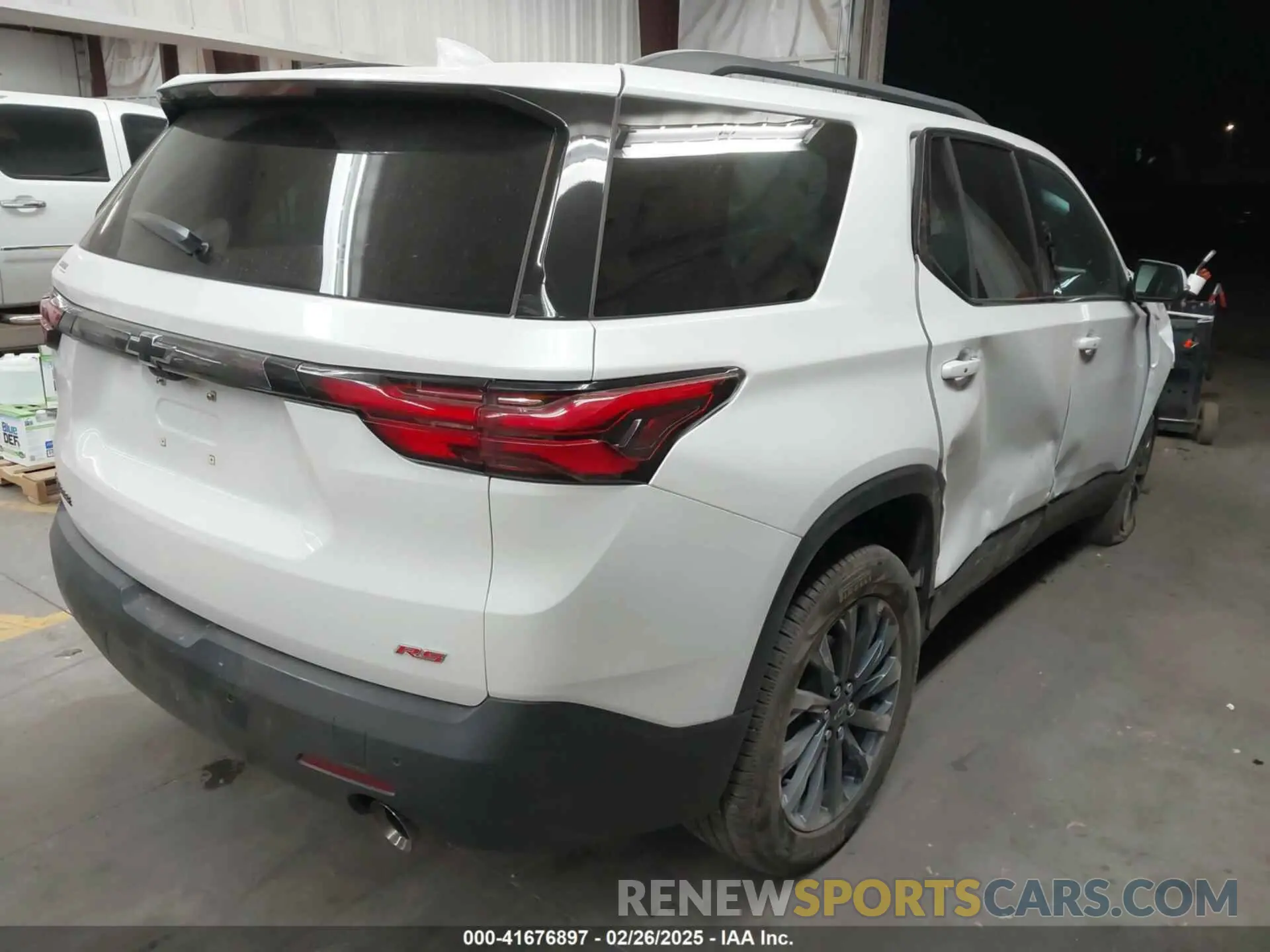 4 fotografías del automóvil dañado 1GNERJKW3NJ130494 CHEVROLET TRAVERSE 2022