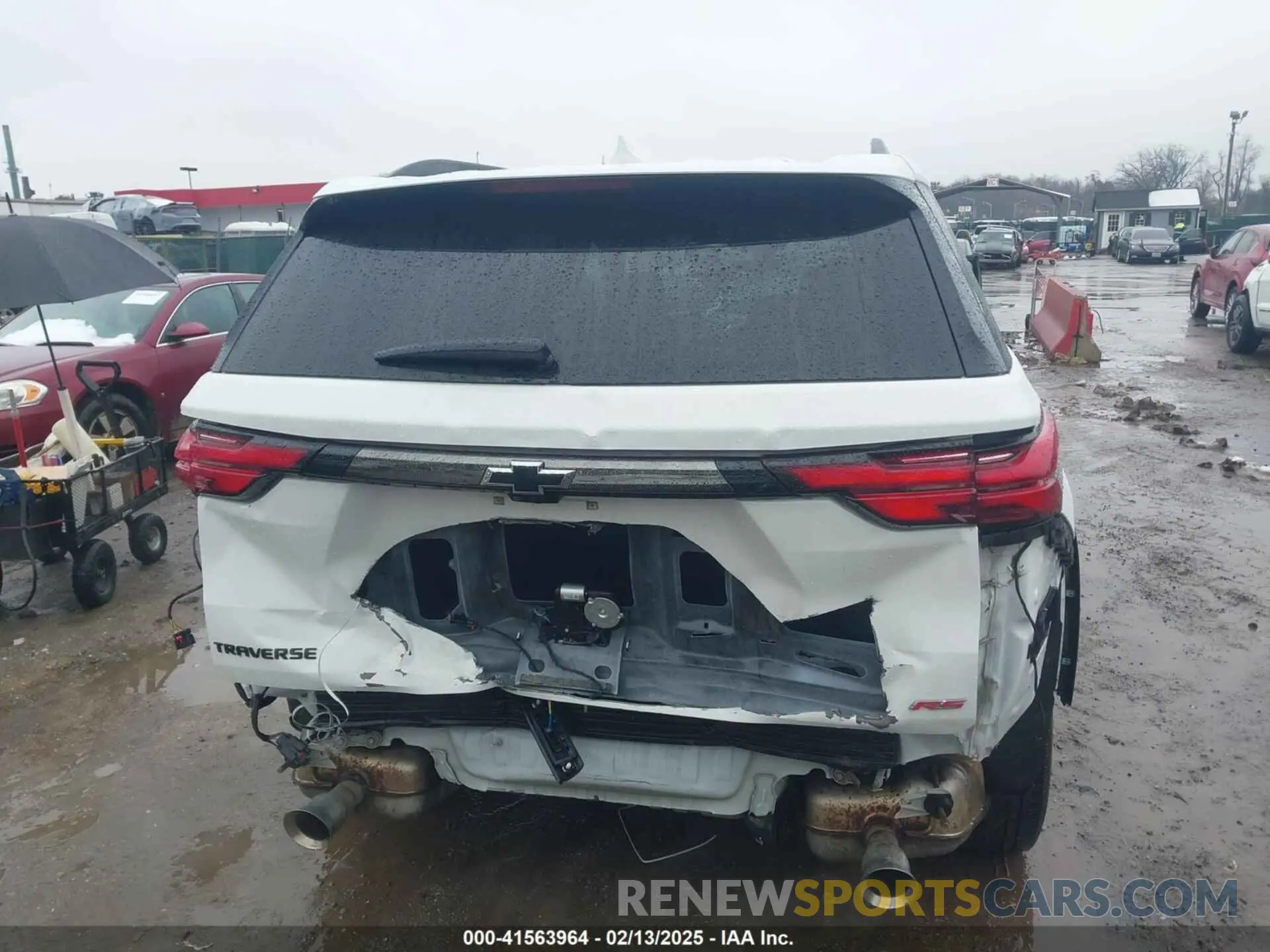17 fotografías del automóvil dañado 1GNERJKW6NJ107582 CHEVROLET TRAVERSE 2022