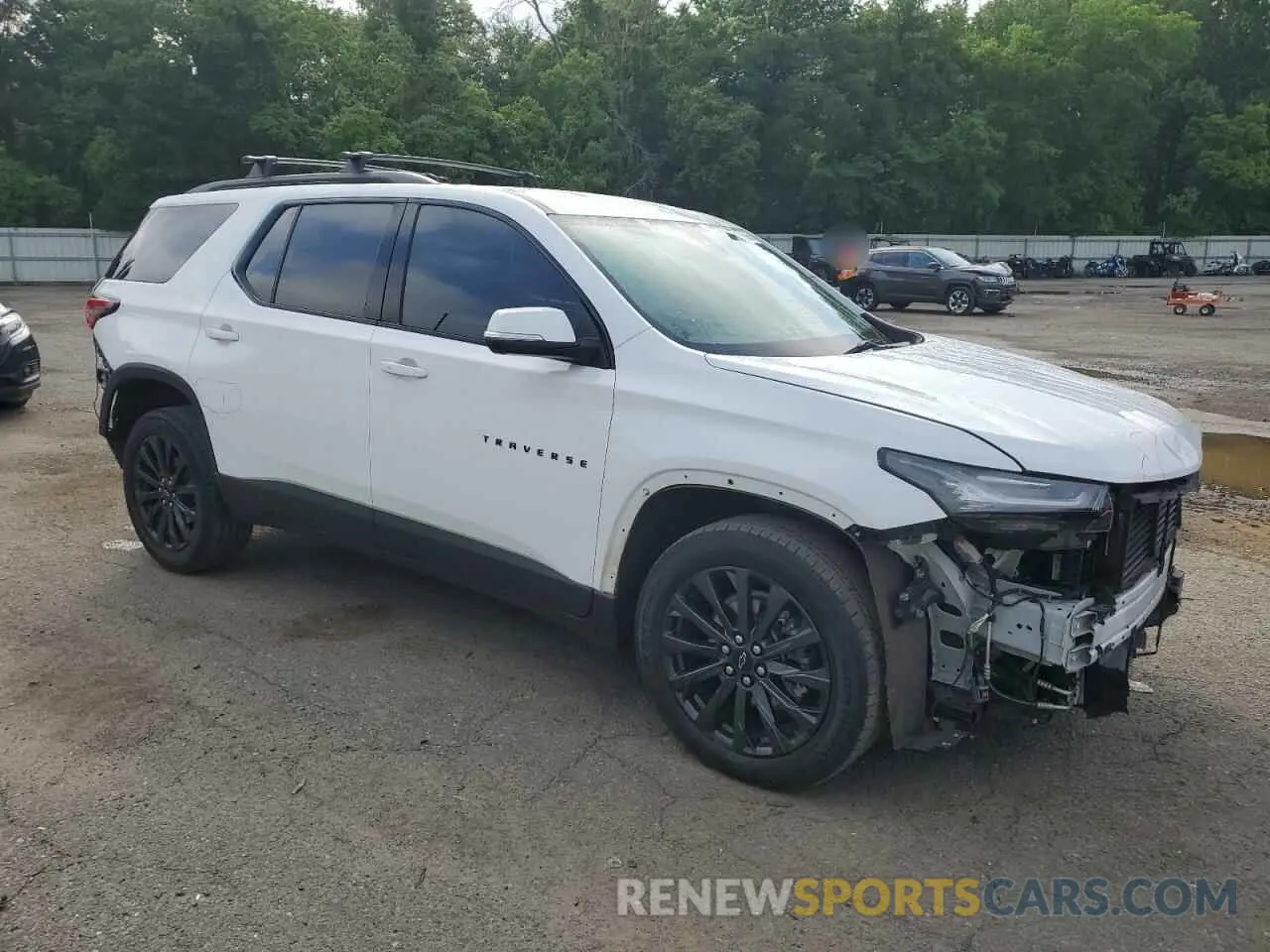 4 fotografías del automóvil dañado 1GNERJKW9NJ187685 CHEVROLET TRAVERSE 2022