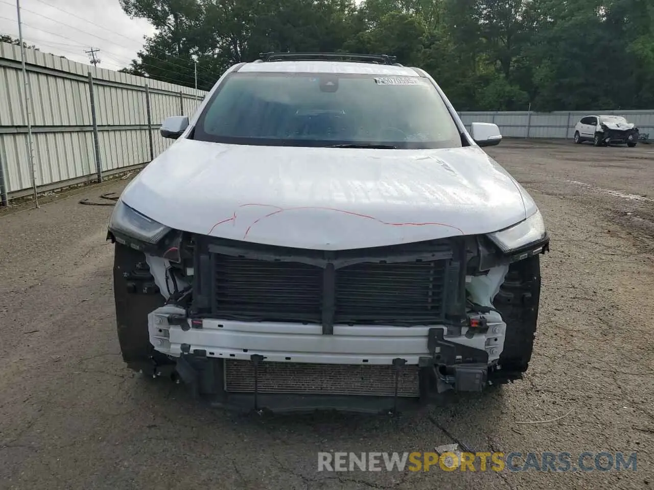 5 fotografías del automóvil dañado 1GNERJKW9NJ187685 CHEVROLET TRAVERSE 2022