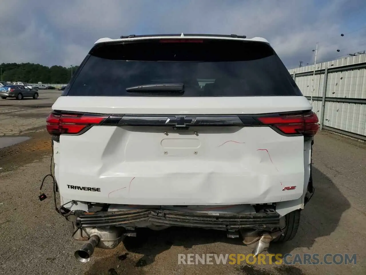 6 fotografías del automóvil dañado 1GNERJKW9NJ187685 CHEVROLET TRAVERSE 2022