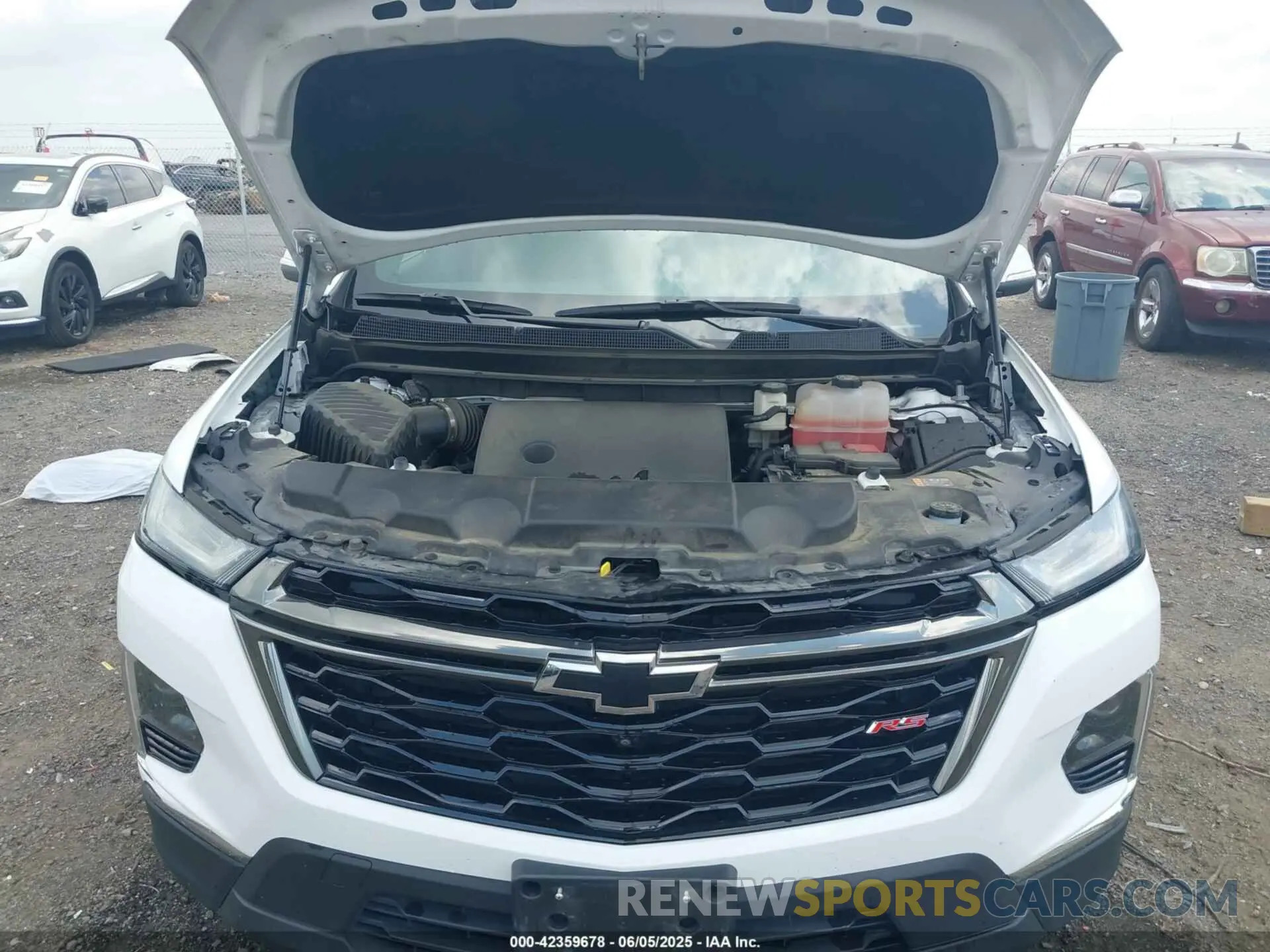 10 fotografías del automóvil dañado 1GNERJKW9NJ189470 CHEVROLET TRAVERSE 2022