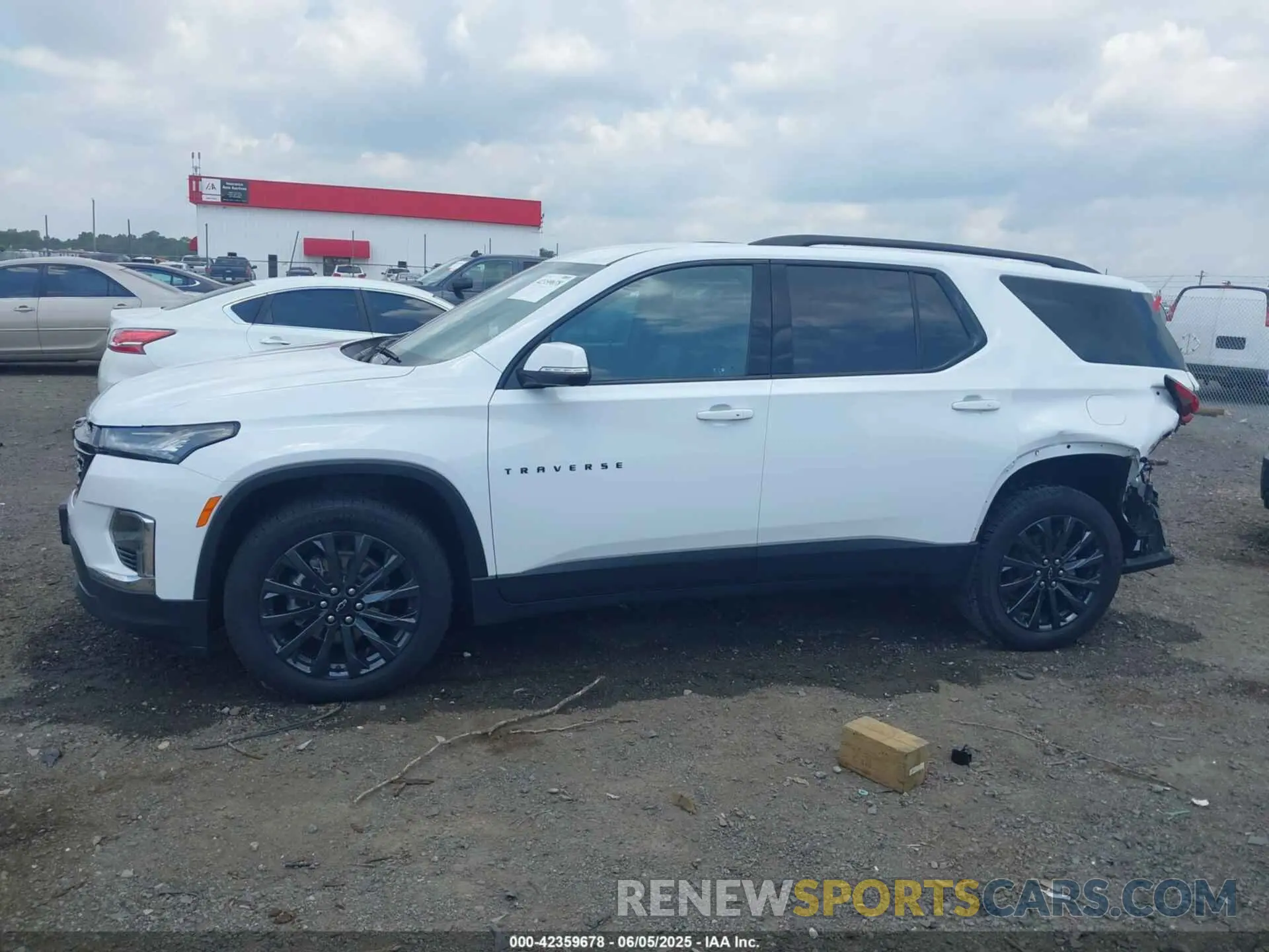 15 fotografías del automóvil dañado 1GNERJKW9NJ189470 CHEVROLET TRAVERSE 2022