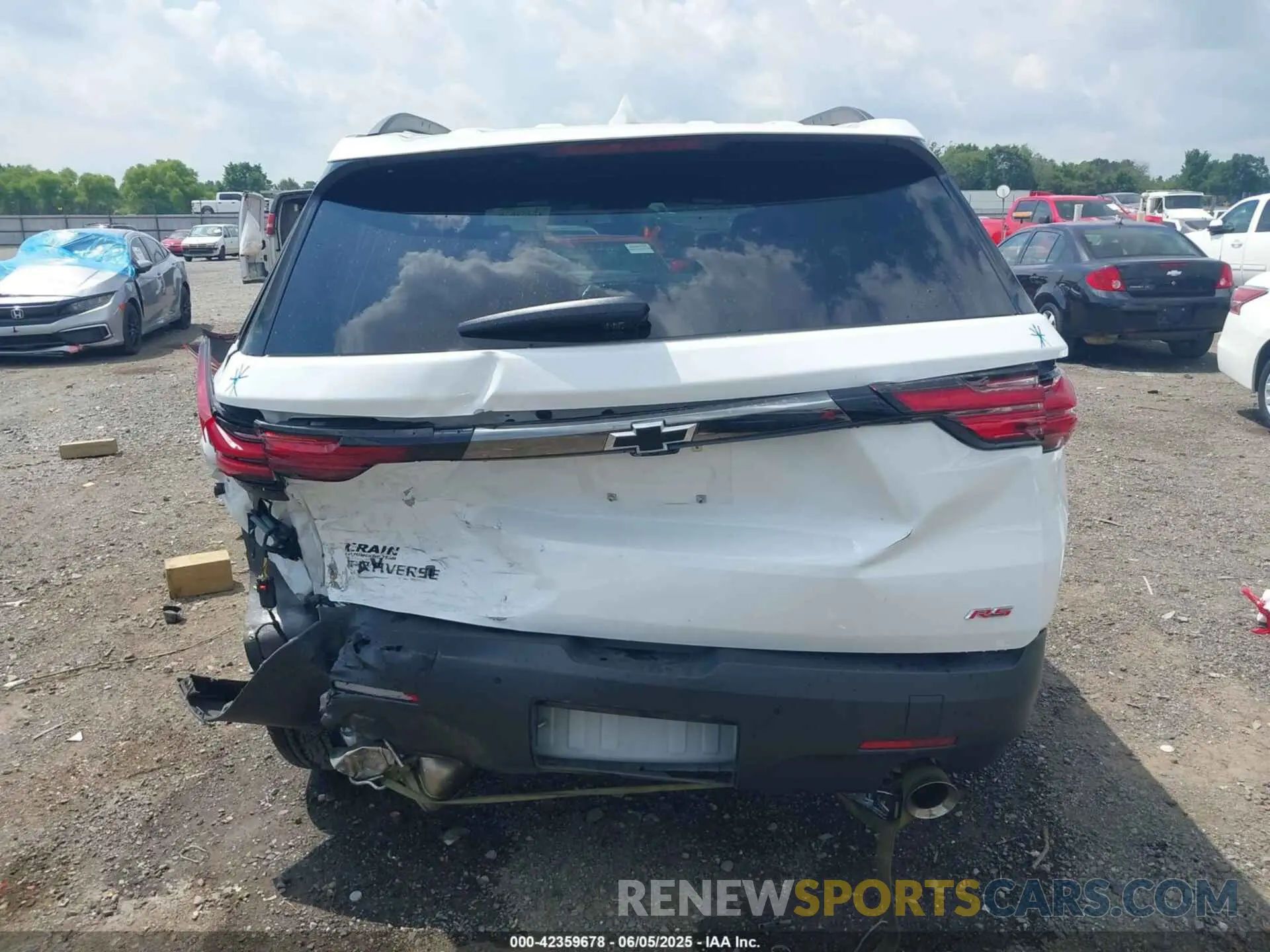 17 fotografías del automóvil dañado 1GNERJKW9NJ189470 CHEVROLET TRAVERSE 2022
