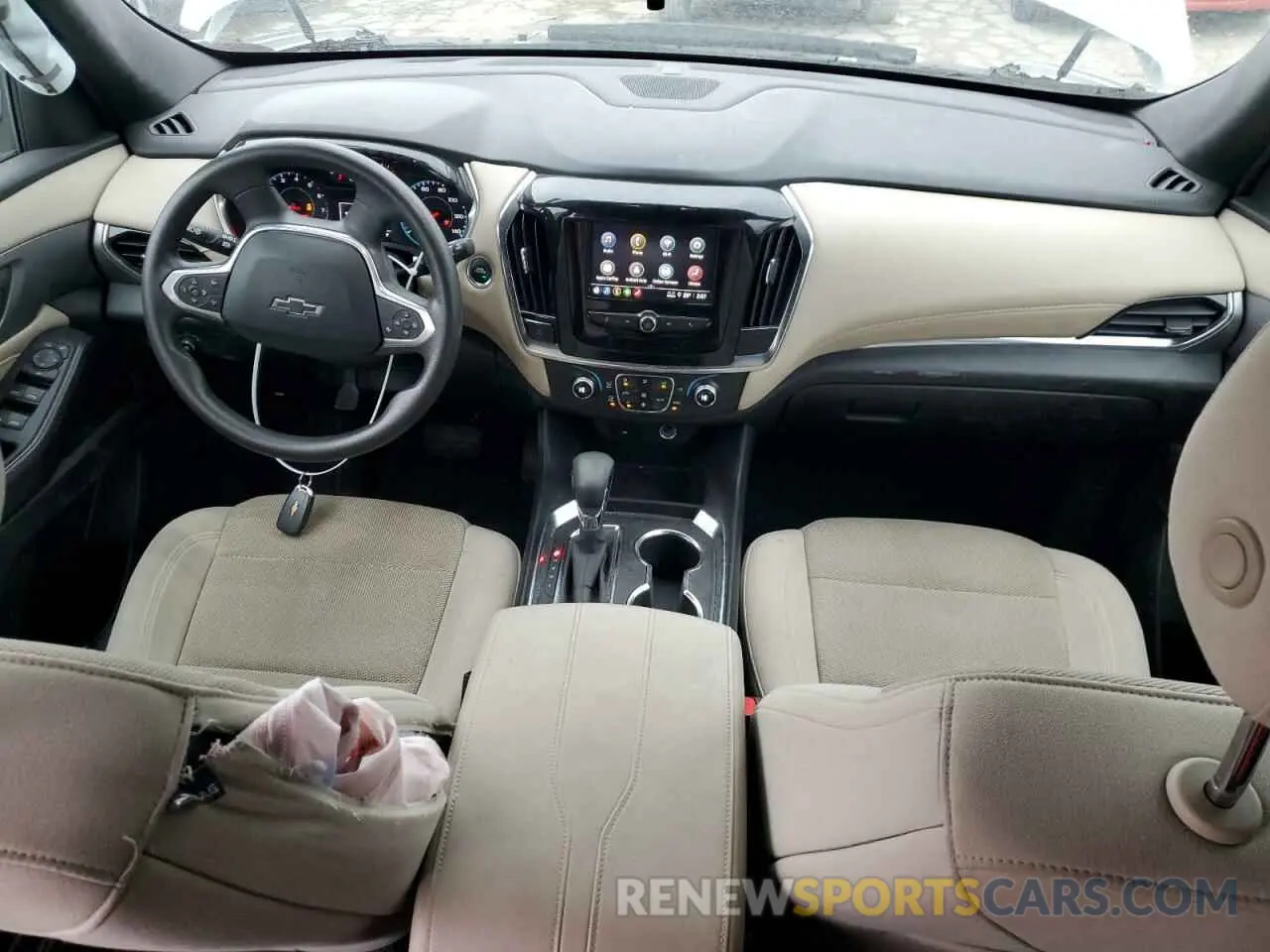 8 fotografías del automóvil dañado 1GNEVFKW3NJ116247 CHEVROLET TRAVERSE 2022