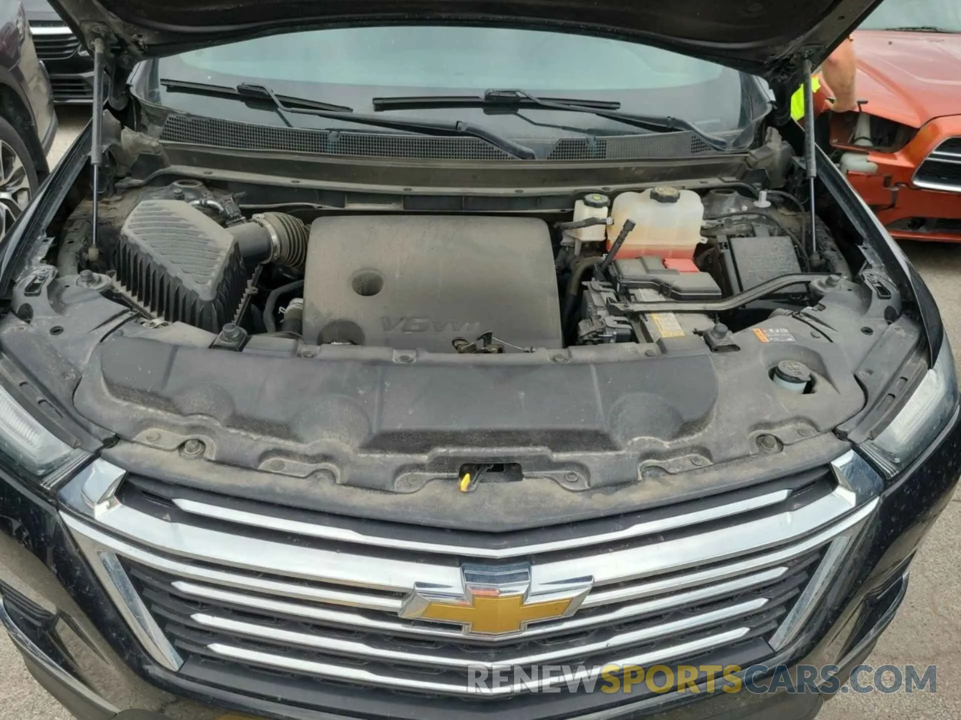 7 fotografías del automóvil dañado 1GNEVGKW0NJ185337 CHEVROLET TRAVERSE 2022