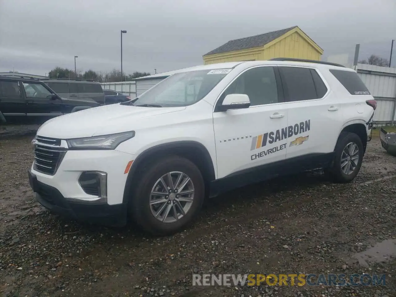1 fotografías del automóvil dañado 1GNEVGKW0NJ193132 CHEVROLET TRAVERSE 2022