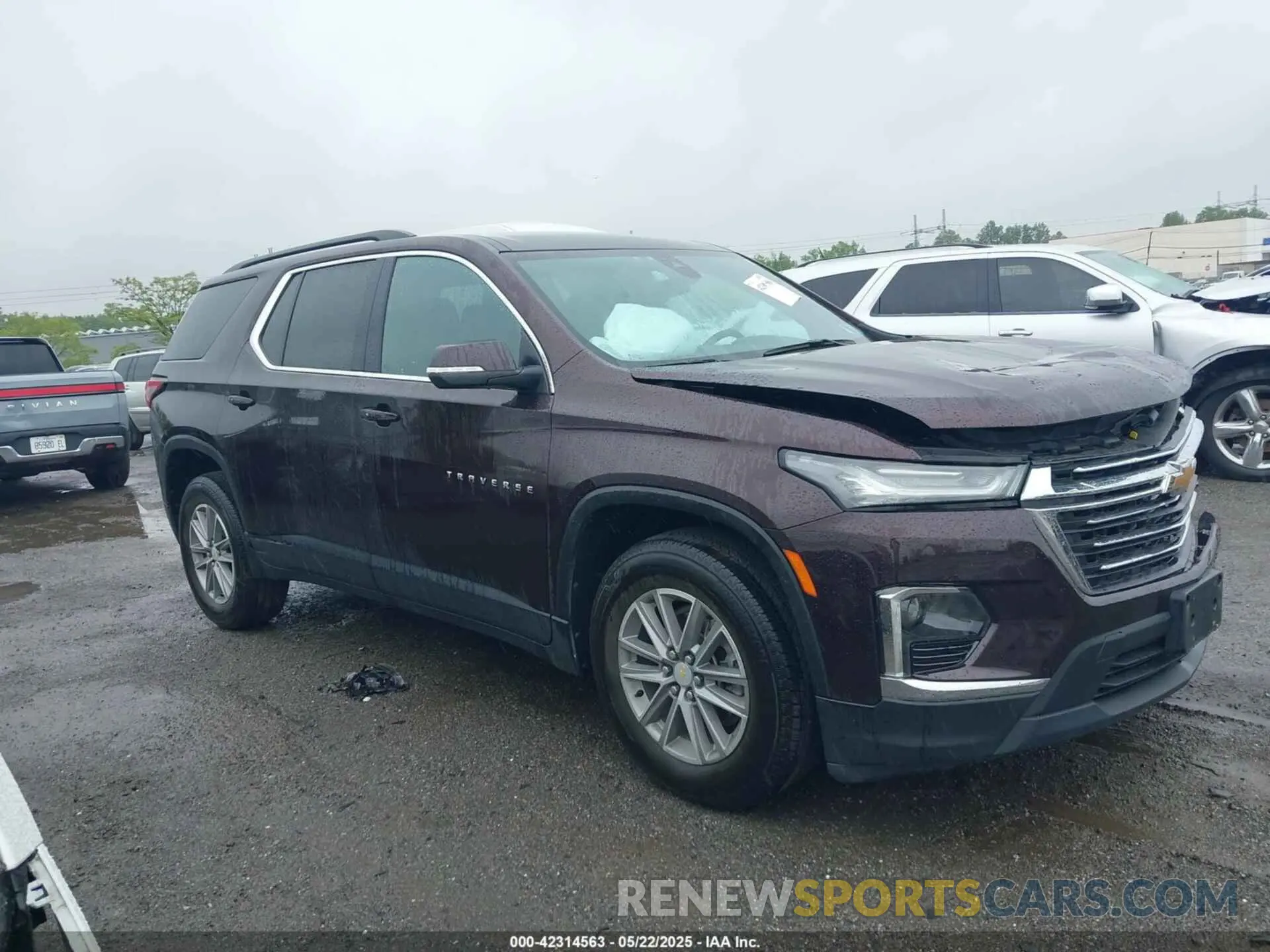 1 fotografías del automóvil dañado 1GNEVGKW2NJ191205 CHEVROLET TRAVERSE 2022