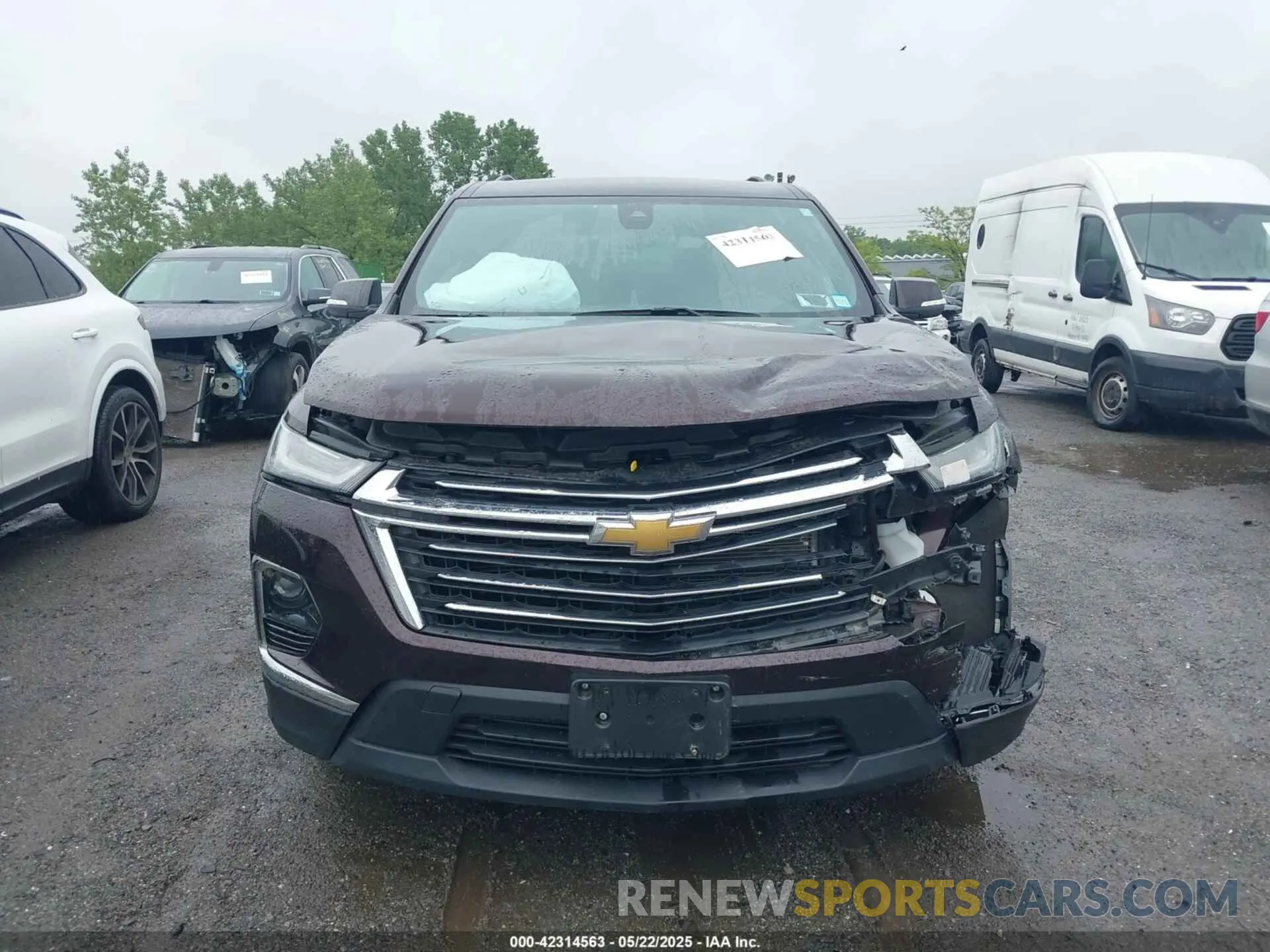 12 fotografías del automóvil dañado 1GNEVGKW2NJ191205 CHEVROLET TRAVERSE 2022