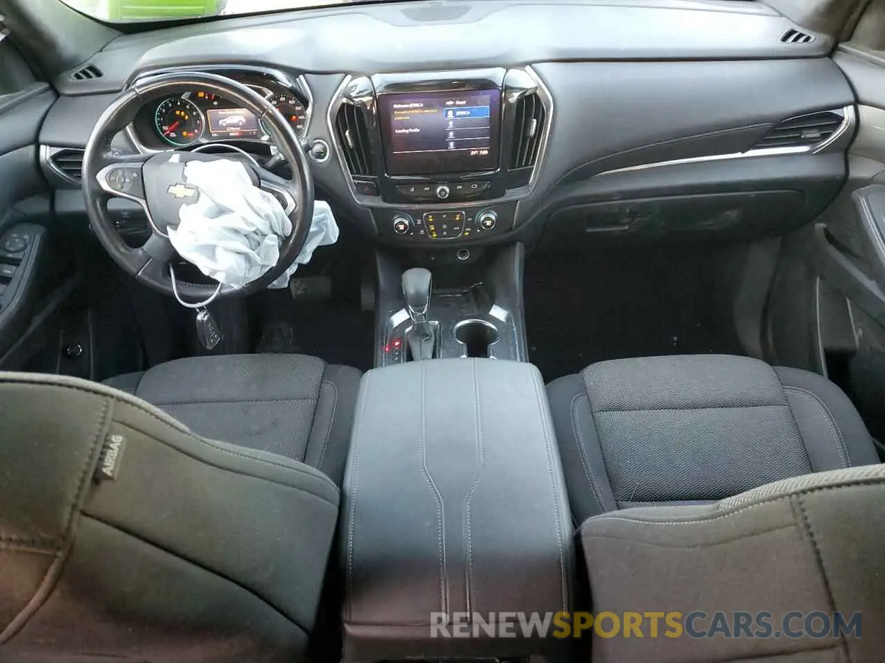 8 fotografías del automóvil dañado 1GNEVGKW3NJ110423 CHEVROLET TRAVERSE 2022