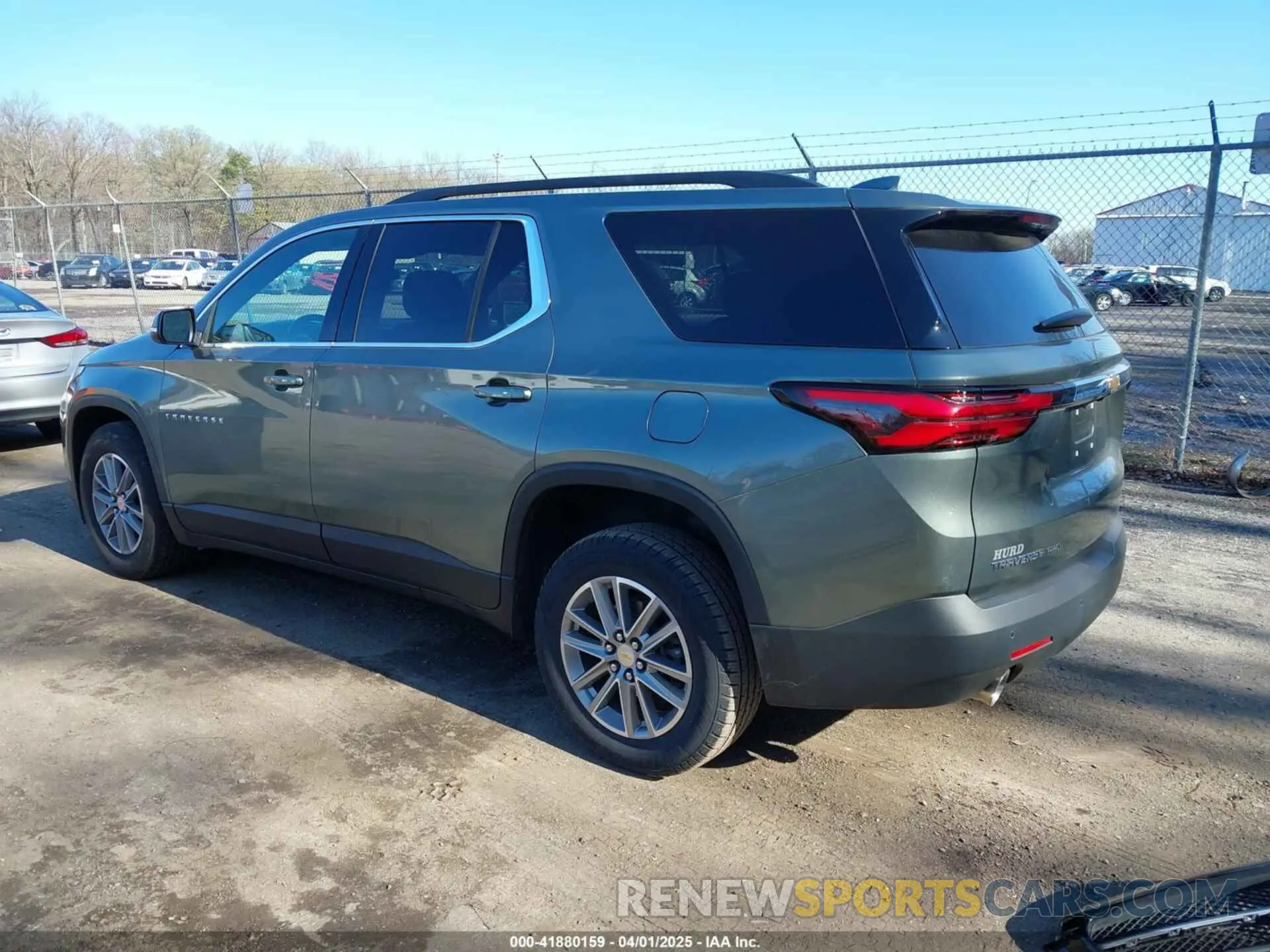 3 fotografías del automóvil dañado 1GNEVGKW3NJ150288 CHEVROLET TRAVERSE 2022