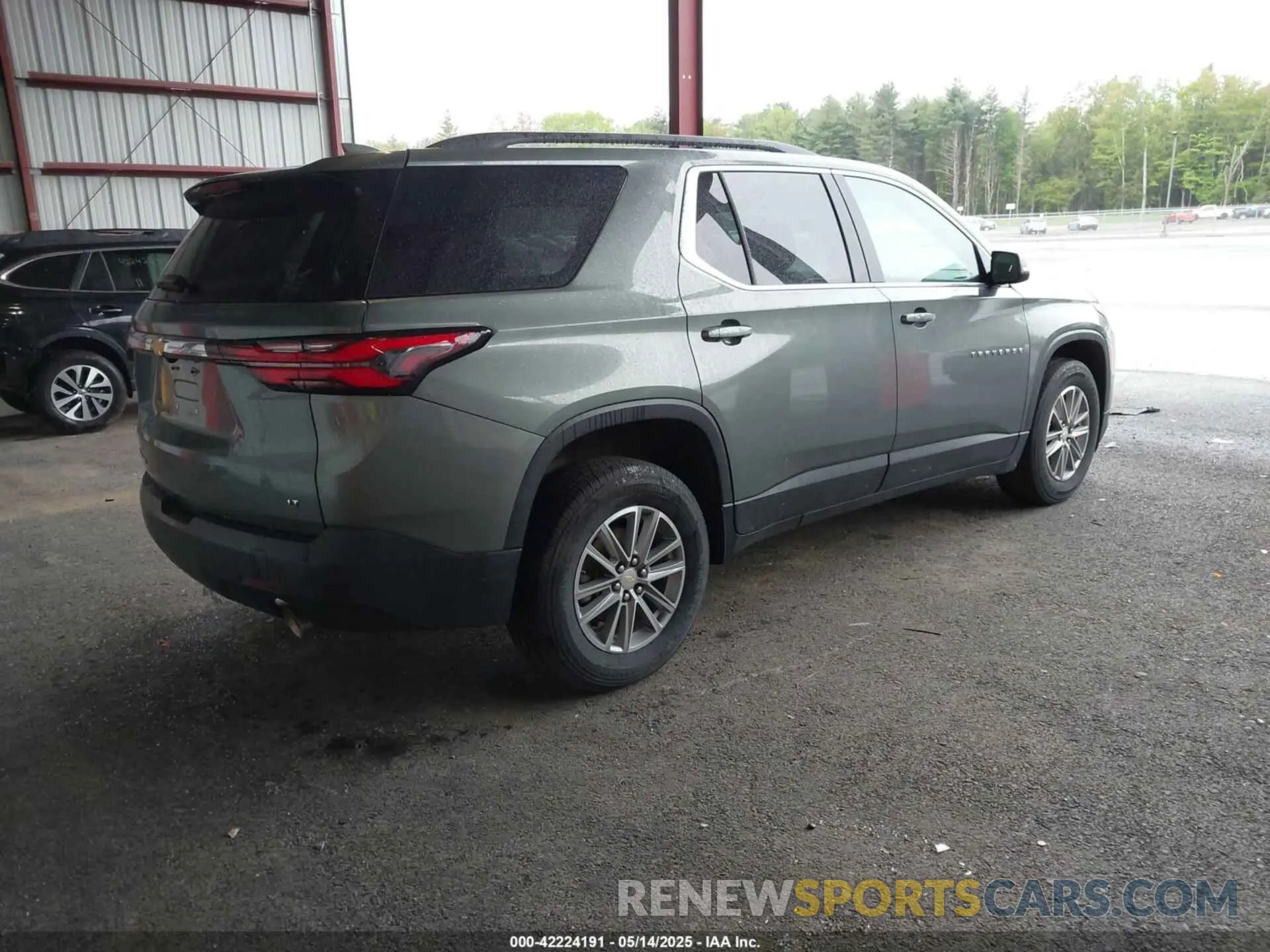 4 fotografías del automóvil dañado 1GNEVGKW5NJ133220 CHEVROLET TRAVERSE 2022