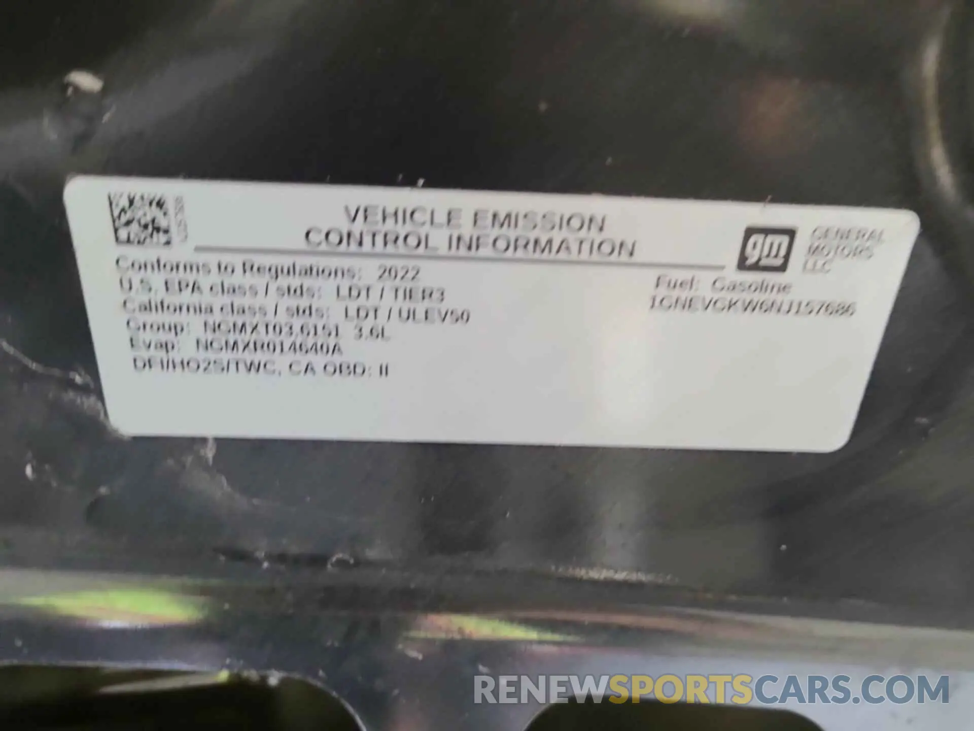 23 fotografías del automóvil dañado 1GNEVGKW6NJ157686 CHEVROLET TRAVERSE 2022