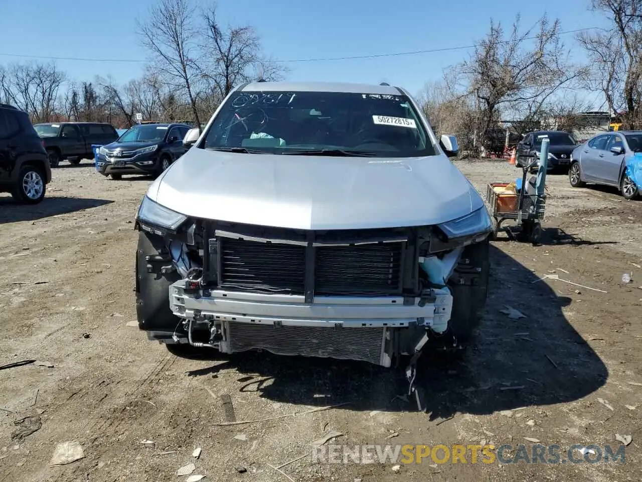 5 fotografías del automóvil dañado 1GNEVGKW7NJ116290 CHEVROLET TRAVERSE 2022