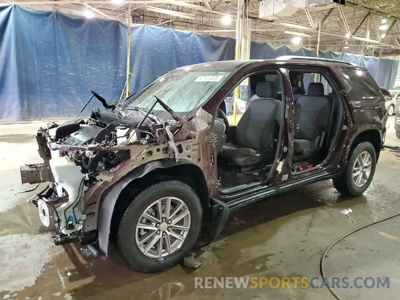 1 fotografías del automóvil dañado 1GNEVGKW7NJ139567 CHEVROLET TRAVERSE 2022