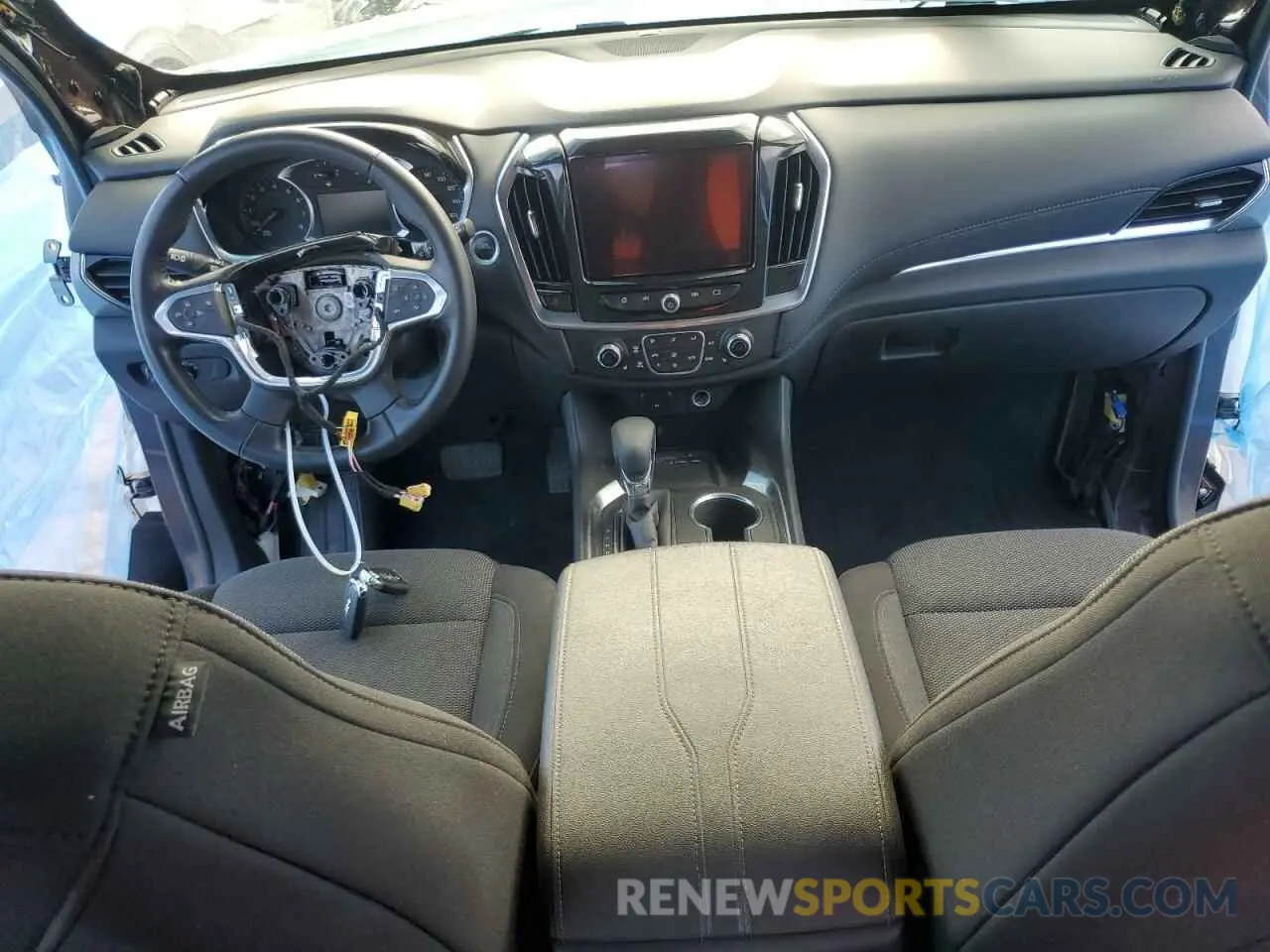 8 fotografías del automóvil dañado 1GNEVGKW7NJ139567 CHEVROLET TRAVERSE 2022