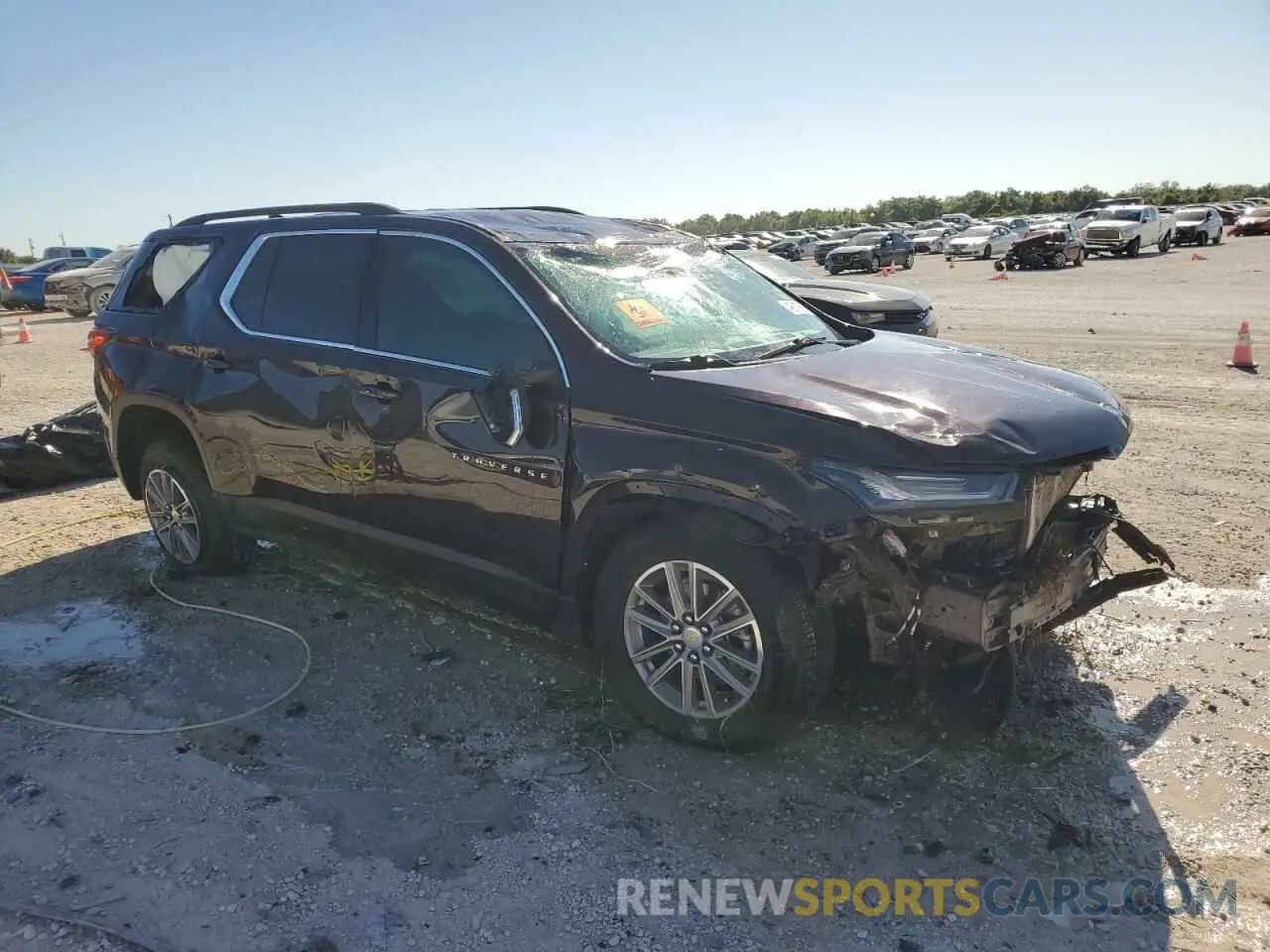 4 fotografías del automóvil dañado 1GNEVGKW7NJ143084 CHEVROLET TRAVERSE 2022