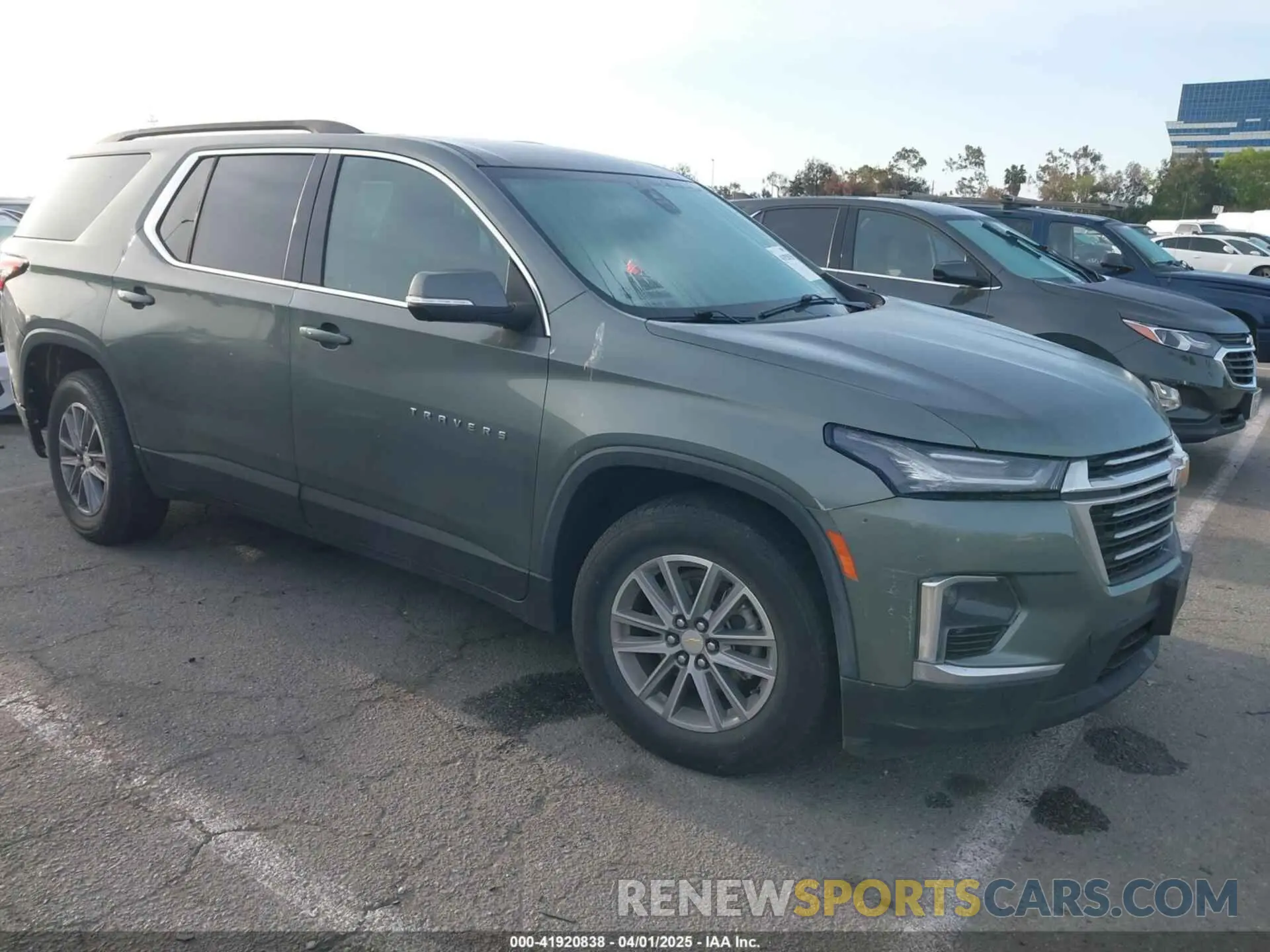 1 fotografías del automóvil dañado 1GNEVGKWXNJ125081 CHEVROLET TRAVERSE 2022