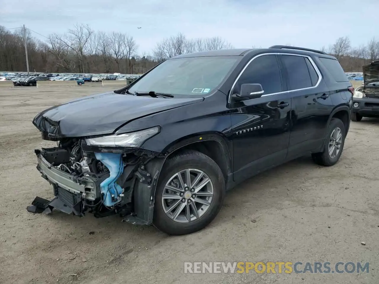 1 fotografías del automóvil dañado 1GNEVHKW0NJ153624 CHEVROLET TRAVERSE 2022