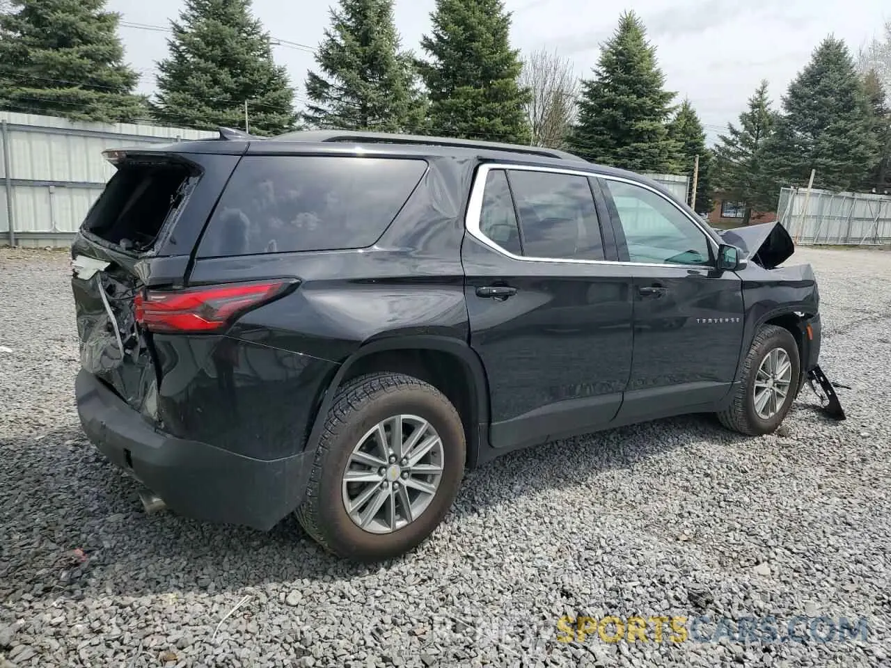 3 fotografías del automóvil dañado 1GNEVHKW3NJ194409 CHEVROLET TRAVERSE 2022