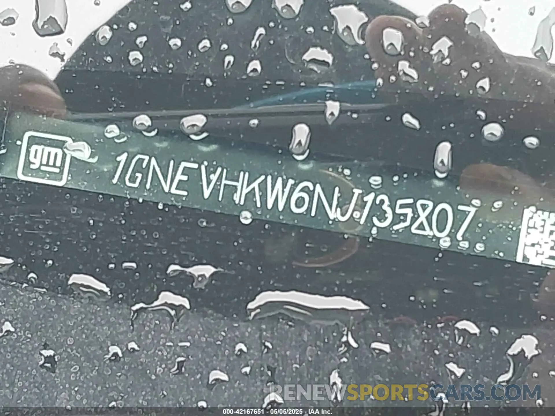 17 fotografías del automóvil dañado 1GNEVHKW6NJ135807 CHEVROLET TRAVERSE 2022