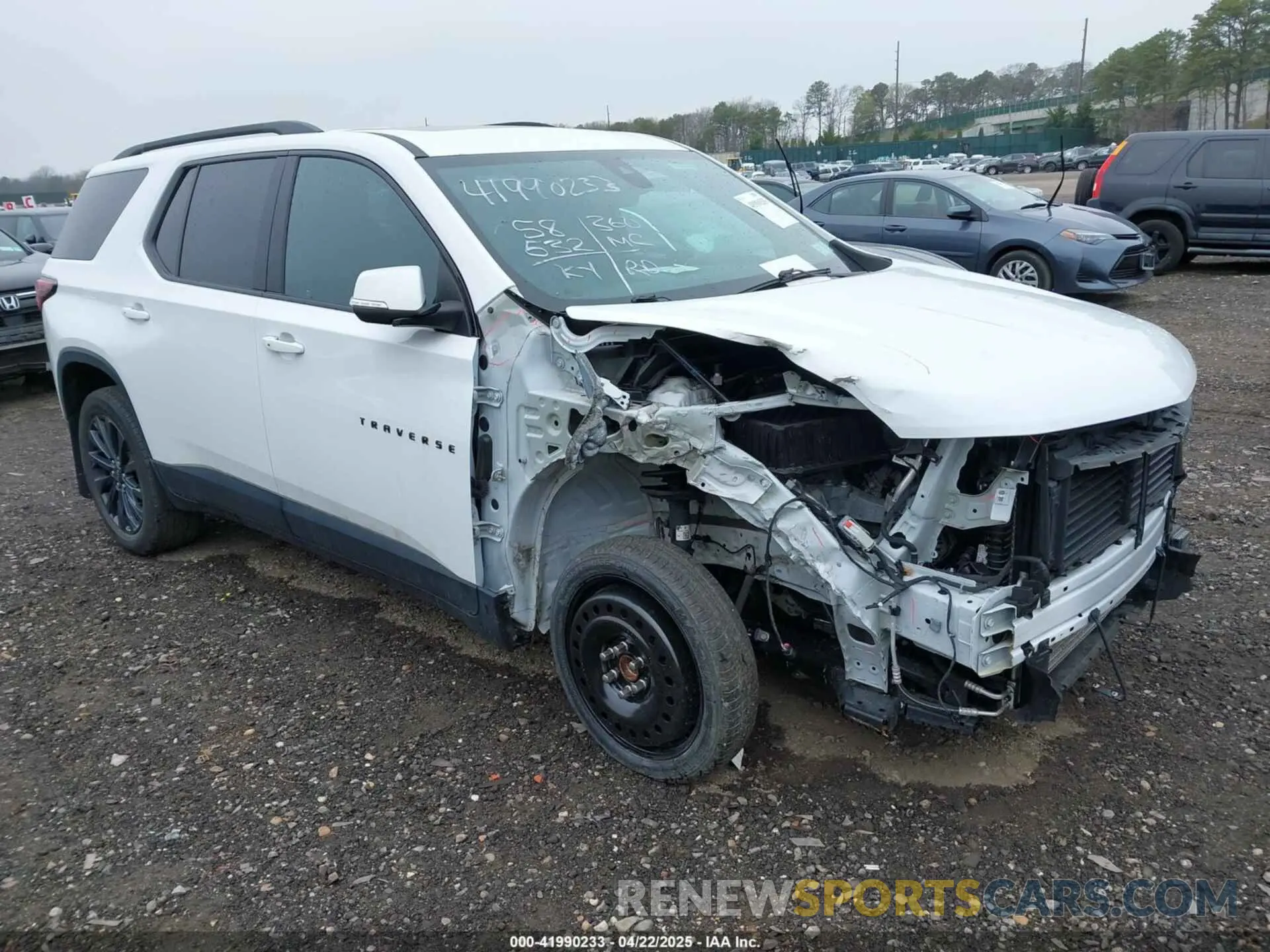 1 fotografías del automóvil dañado 1GNEVJKW6NJ111191 CHEVROLET TRAVERSE 2022
