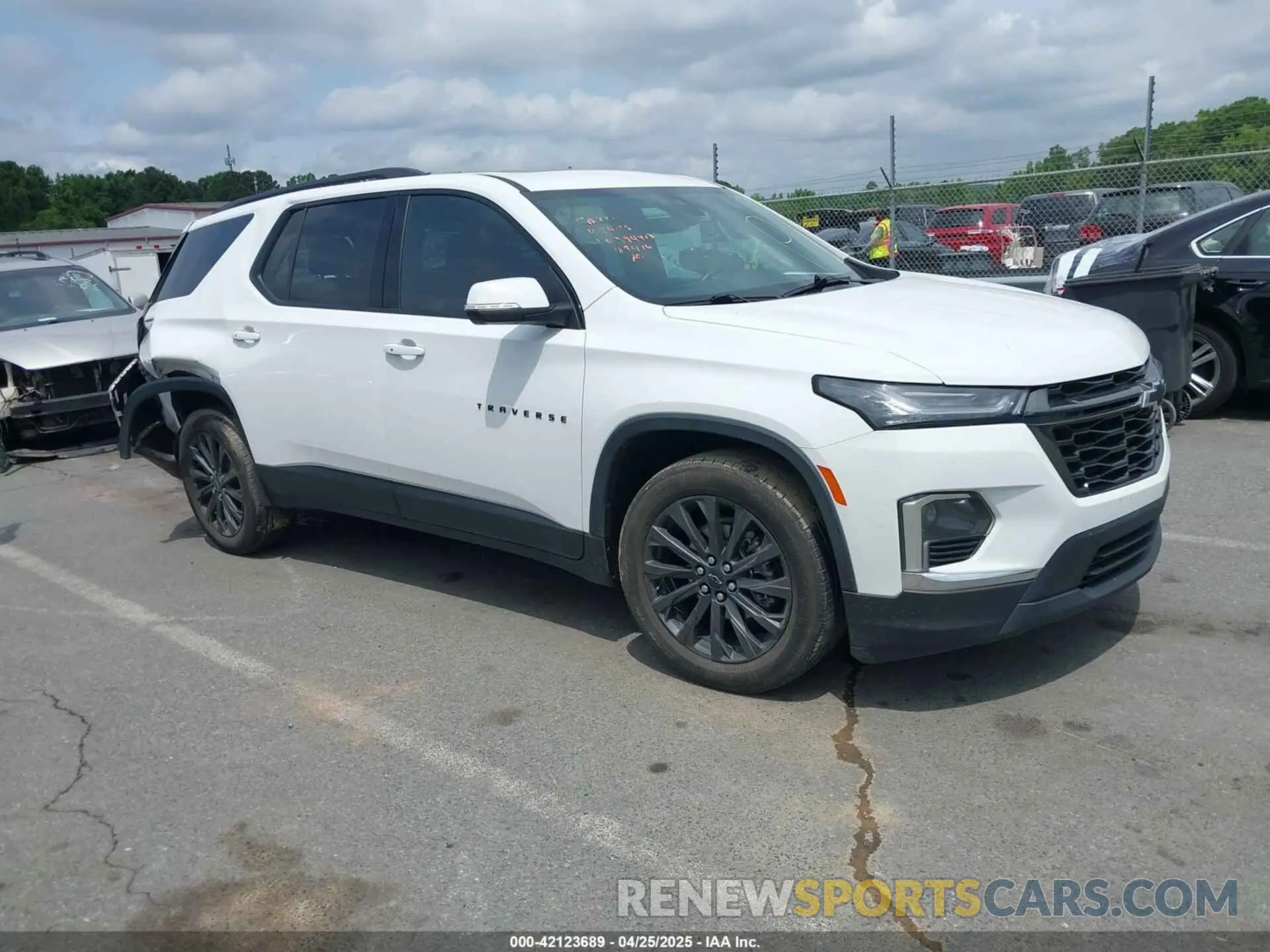 1 fotografías del automóvil dañado 1GNEVJKW9NJ189416 CHEVROLET TRAVERSE 2022