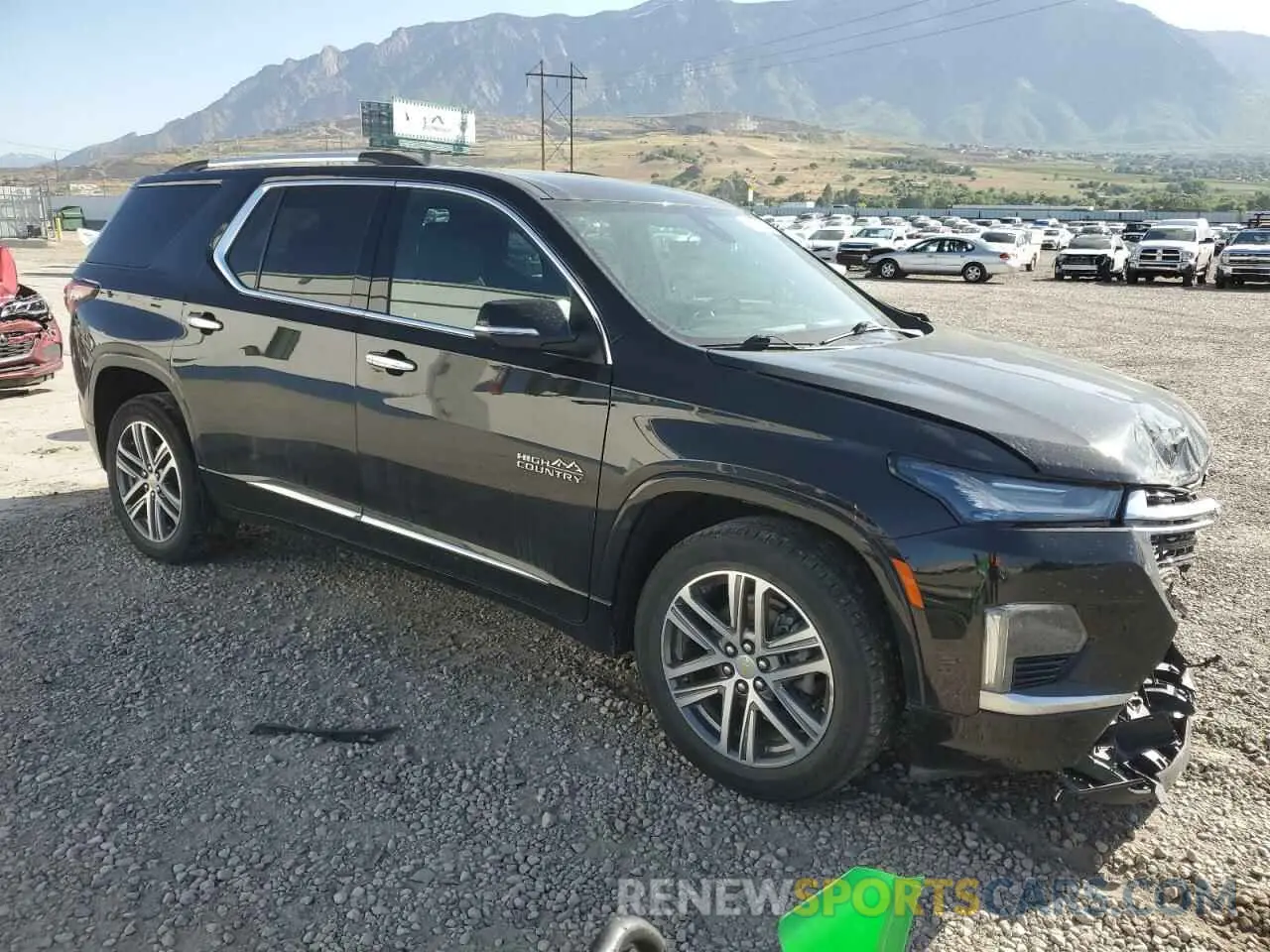 4 fotografías del automóvil dañado 1GNEVNKW2NJ152134 CHEVROLET TRAVERSE 2022