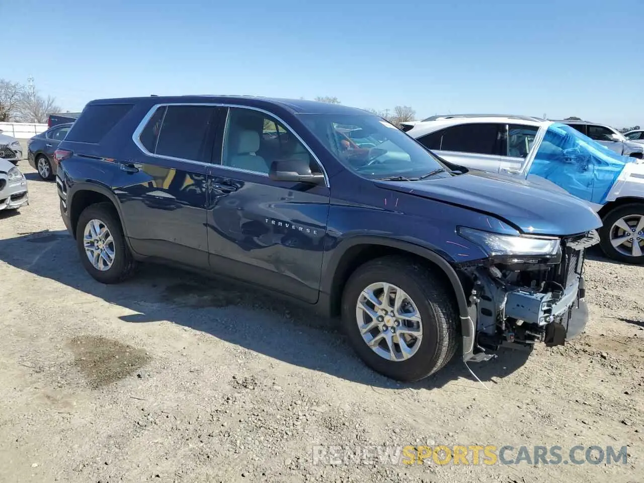 4 fotografías del automóvil dañado 1GNERFKW3PJ118362 CHEVROLET TRAVERSE 2023