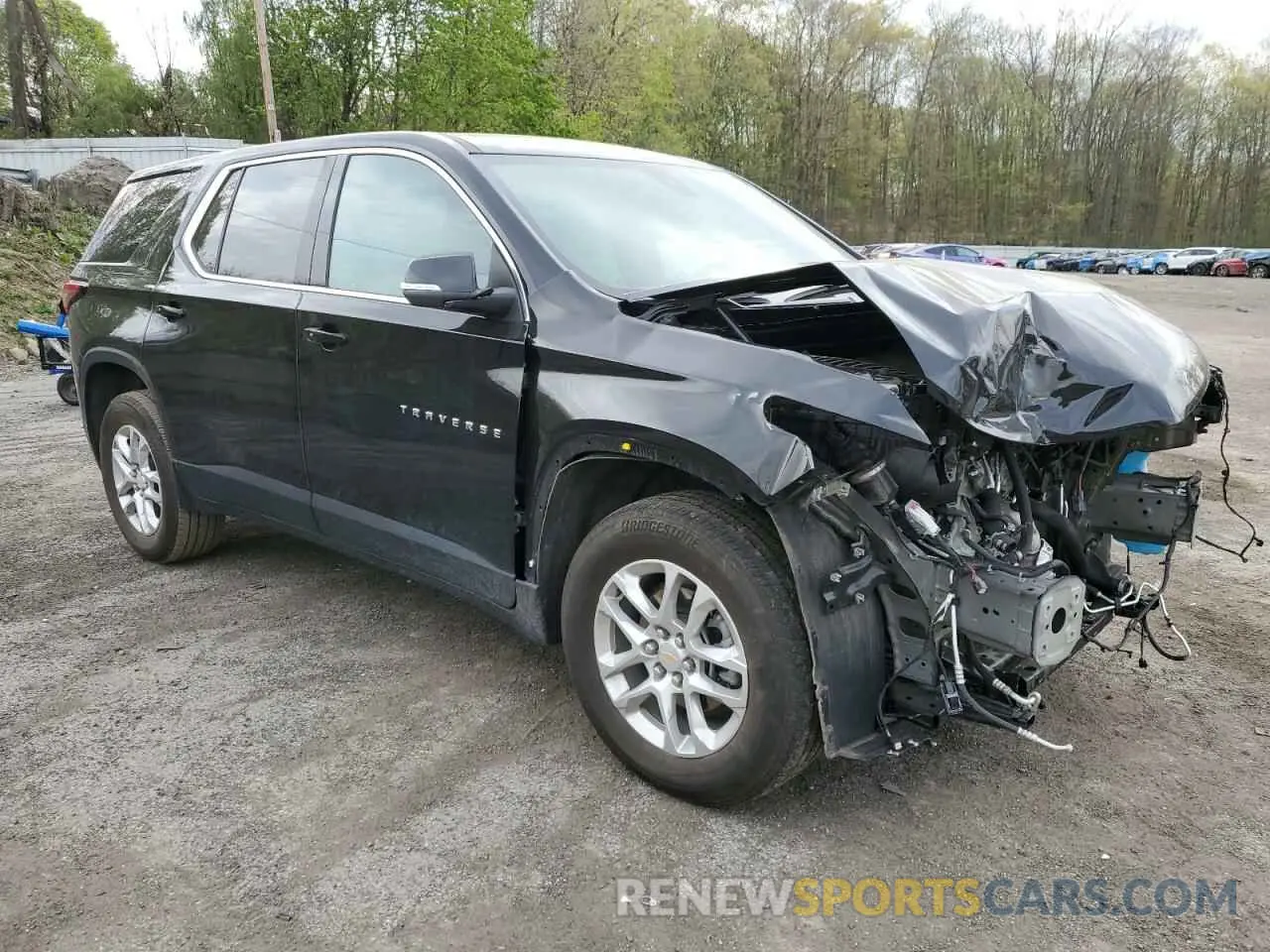 4 fotografías del automóvil dañado 1GNERFKW3PJ221779 CHEVROLET TRAVERSE 2023