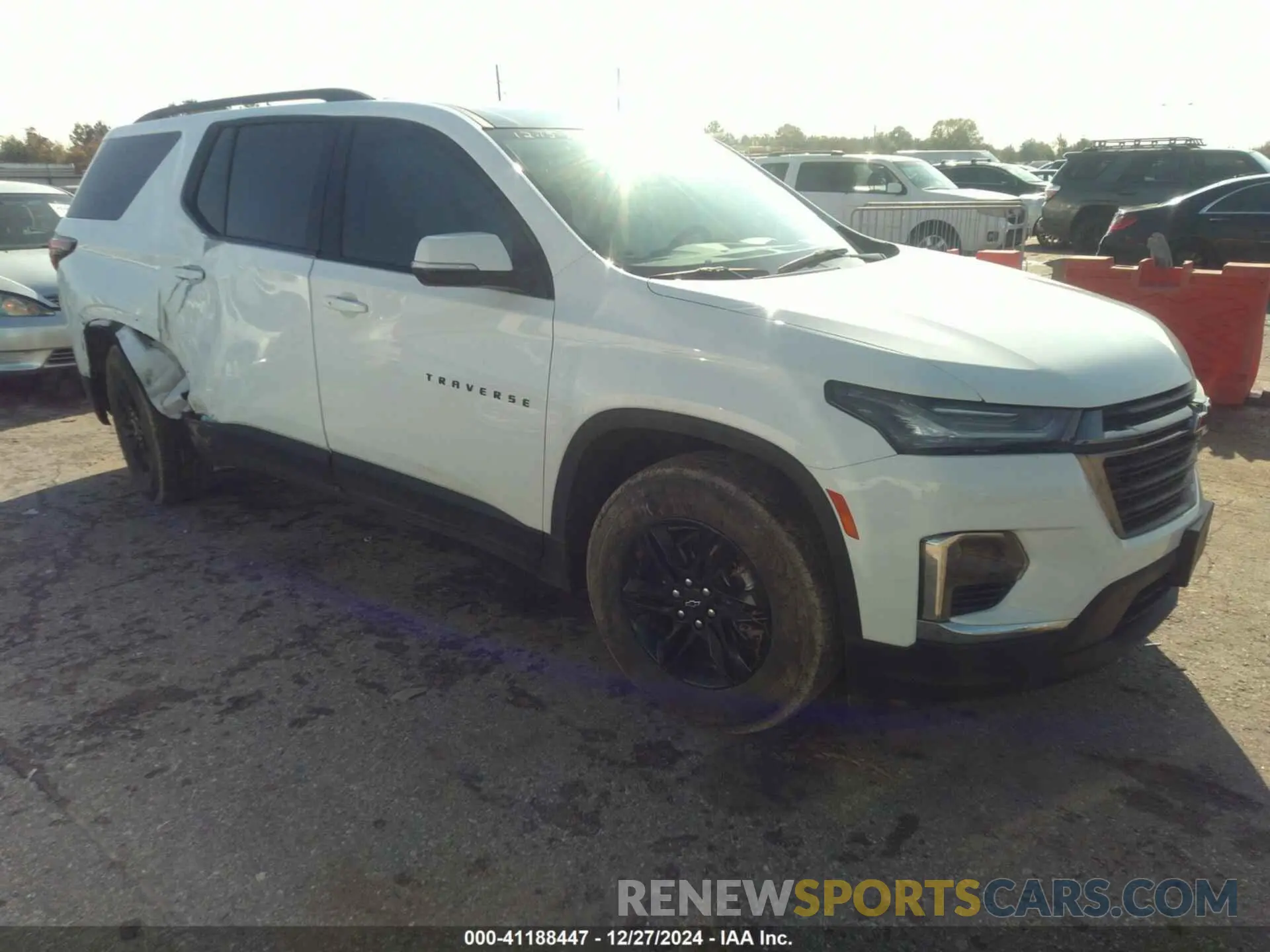 1 fotografías del automóvil dañado 1GNERFKW4PJ315234 CHEVROLET TRAVERSE 2023