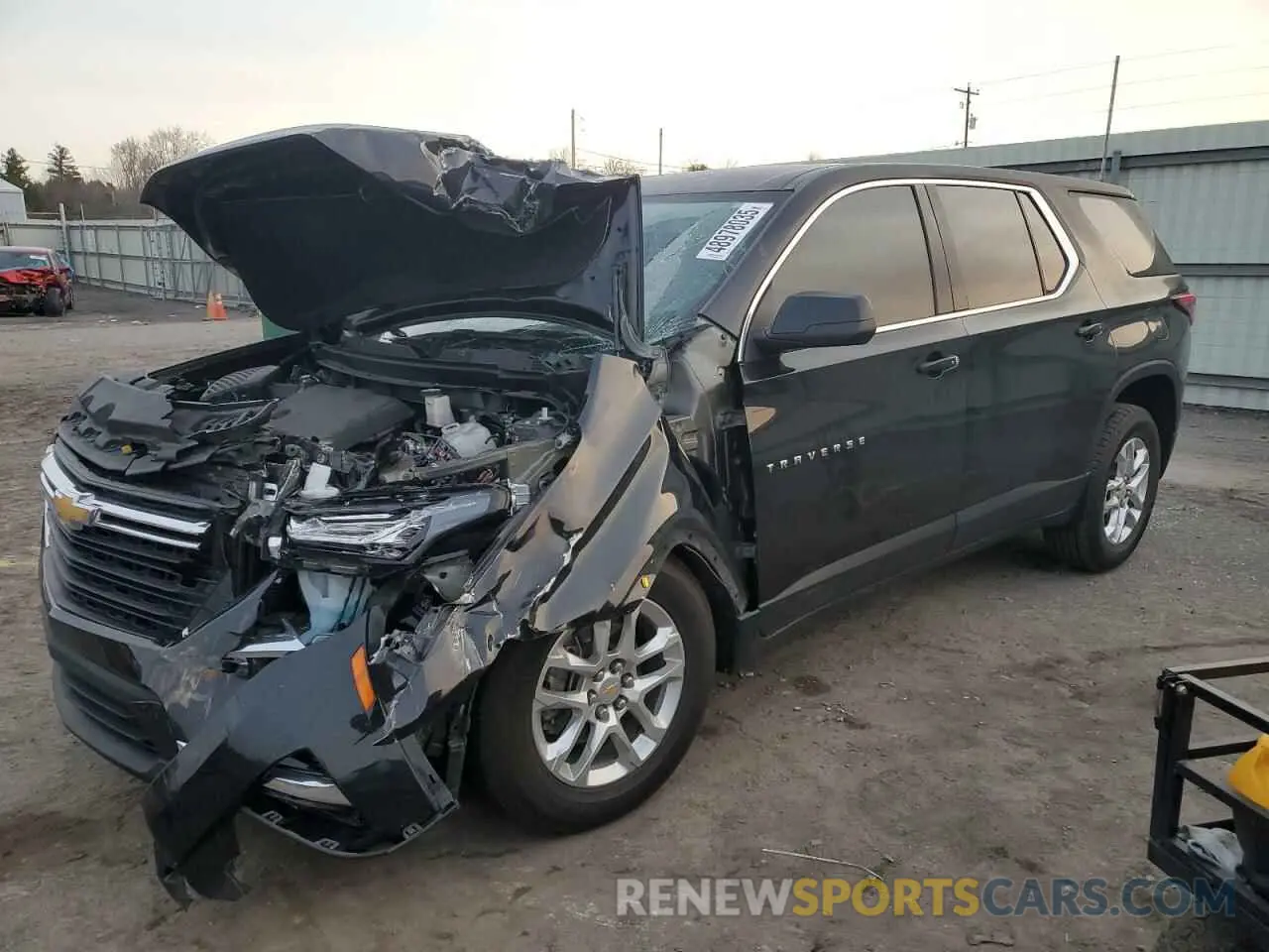 1 fotografías del automóvil dañado 1GNERFKW6PJ302596 CHEVROLET TRAVERSE 2023