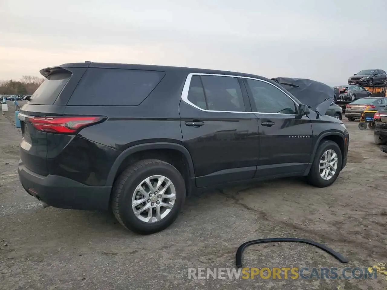 3 fotografías del automóvil dañado 1GNERFKW6PJ302596 CHEVROLET TRAVERSE 2023
