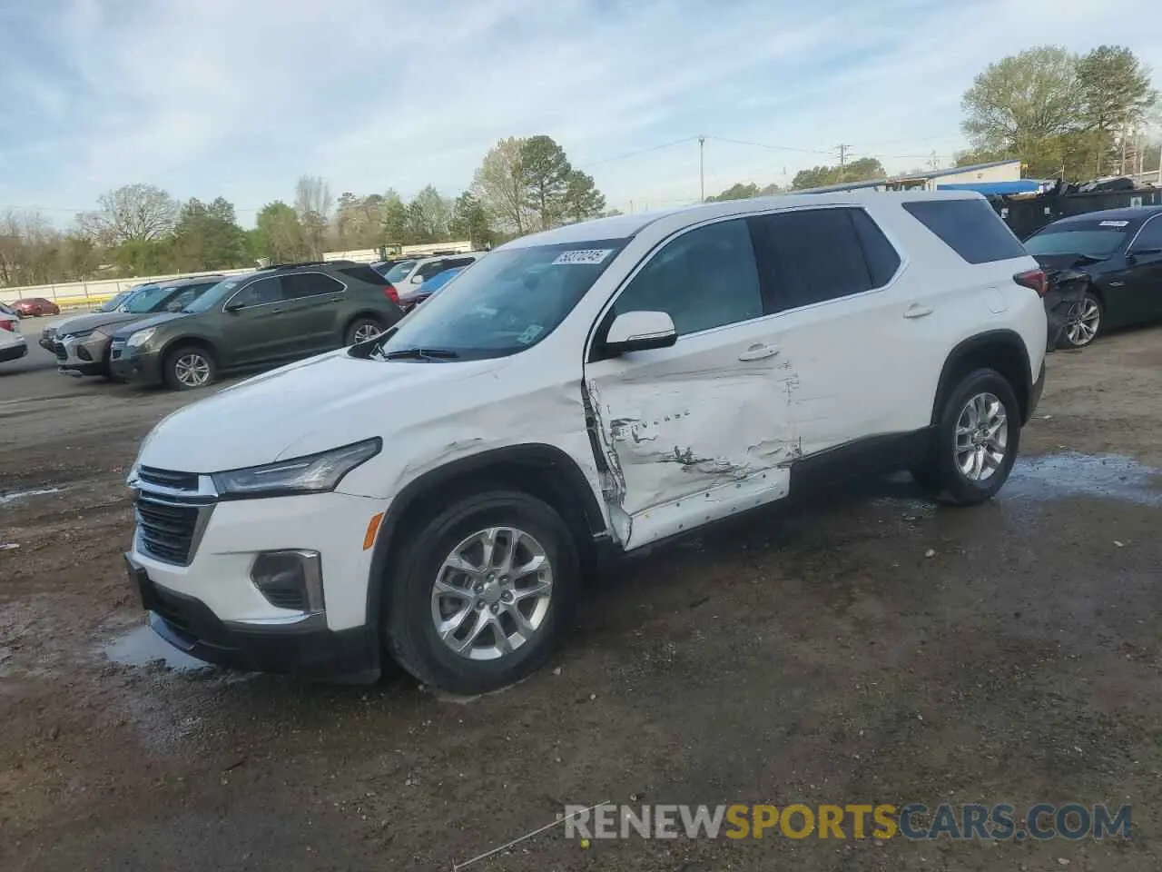 1 fotografías del automóvil dañado 1GNERFKW9PJ265267 CHEVROLET TRAVERSE 2023