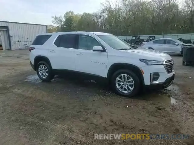14 fotografías del automóvil dañado 1GNERFKW9PJ265267 CHEVROLET TRAVERSE 2023