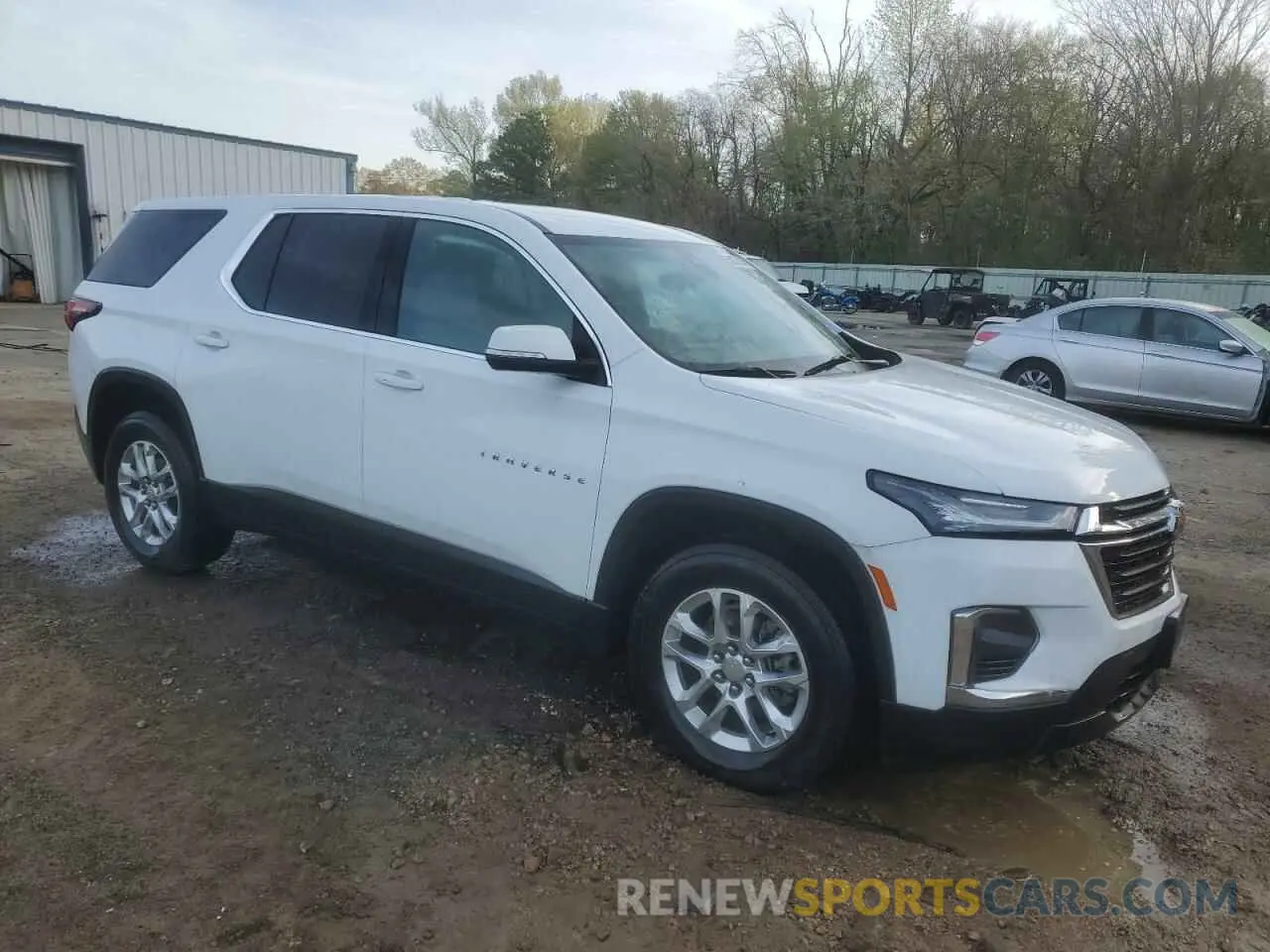 4 fotografías del automóvil dañado 1GNERFKW9PJ265267 CHEVROLET TRAVERSE 2023
