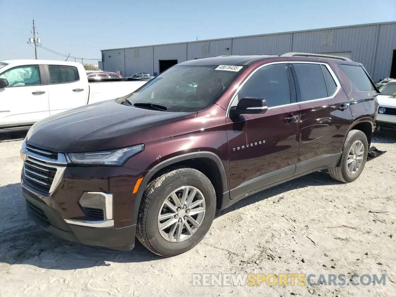 1 fotografías del automóvil dañado 1GNERGKW3PJ232609 CHEVROLET TRAVERSE 2023